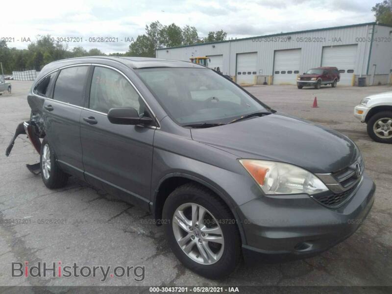 2011 Honda CR-V EX (VIN 5J6RE4H55BL007747) — photo 1 of 10, IAAI, damage: right rear