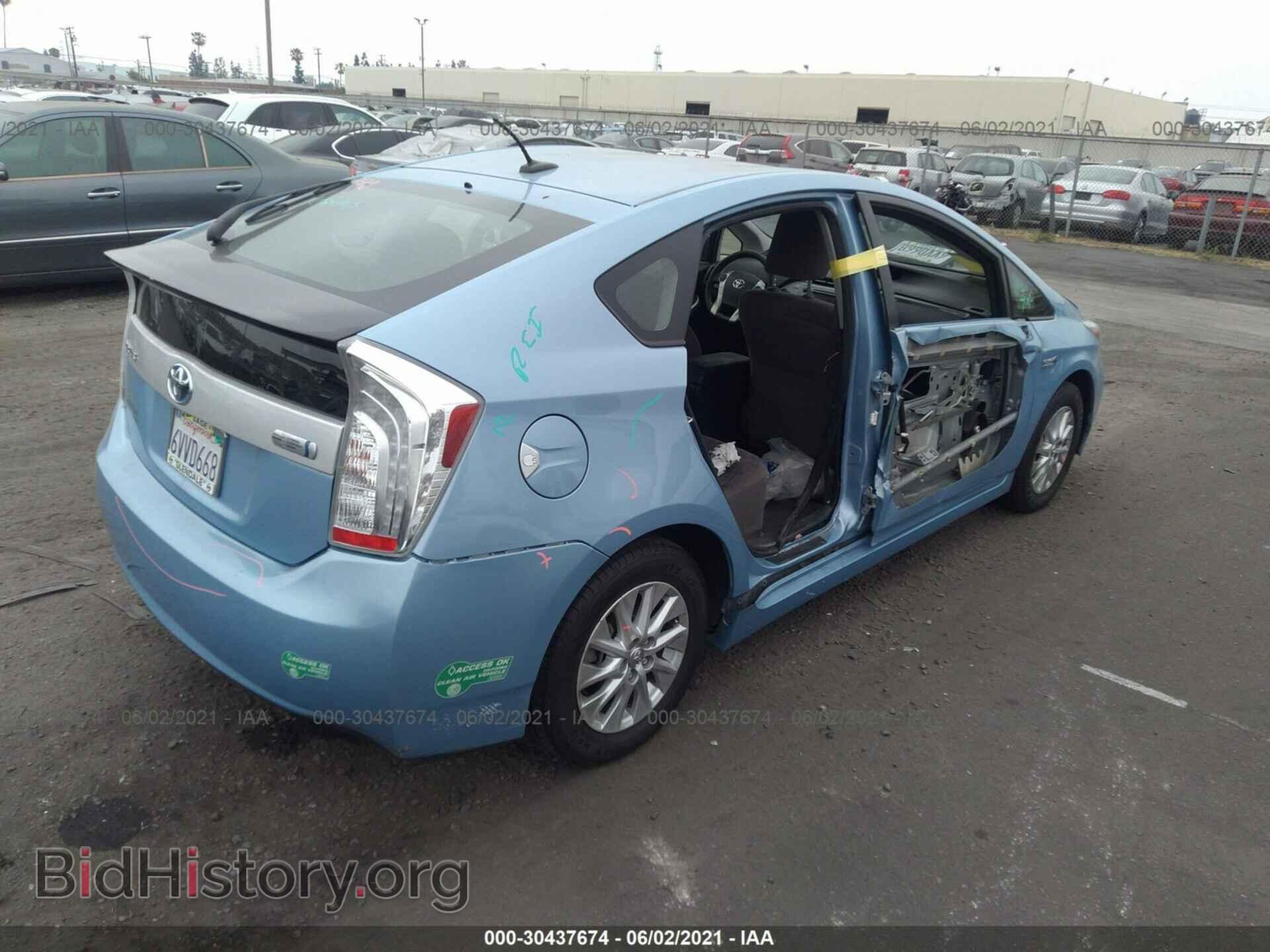 2012 TOYOTA PRIUS PLUG-IN - VIN: JTDKN3DP3C3009281 - Фото 4