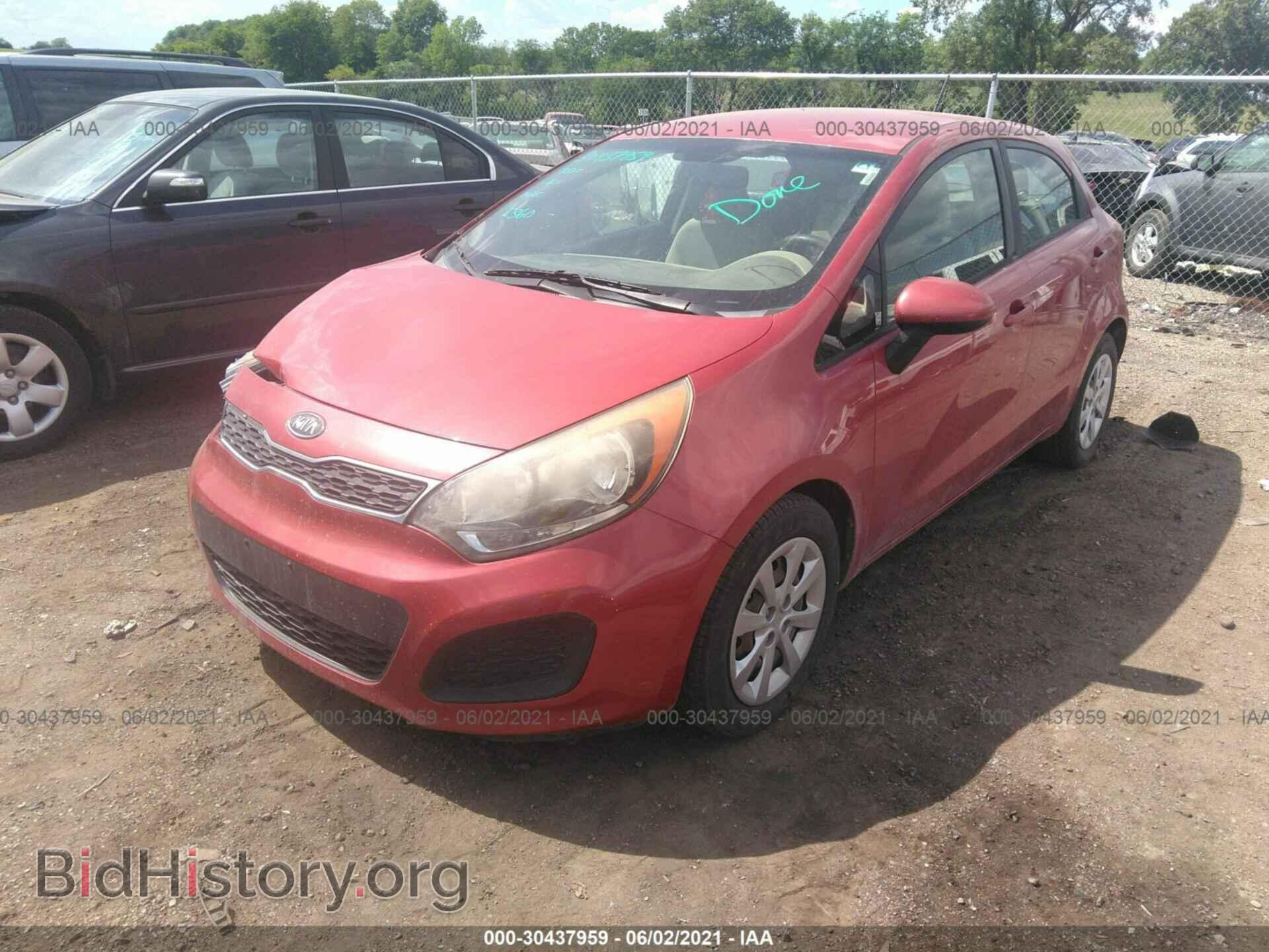 2012 KIA RIO - VIN: KNADN5A38C6035232 - Фото 2