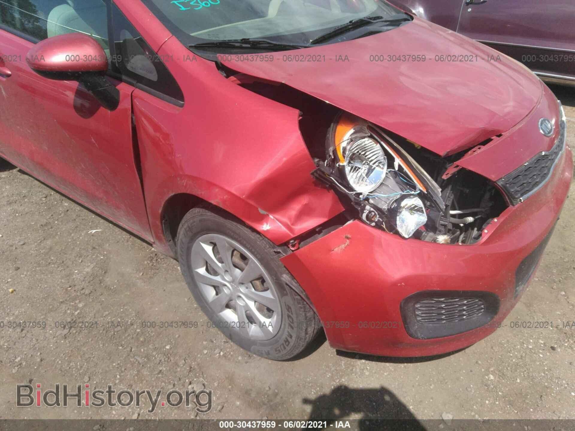 2012 KIA RIO - VIN: KNADN5A38C6035232 - Фото 6