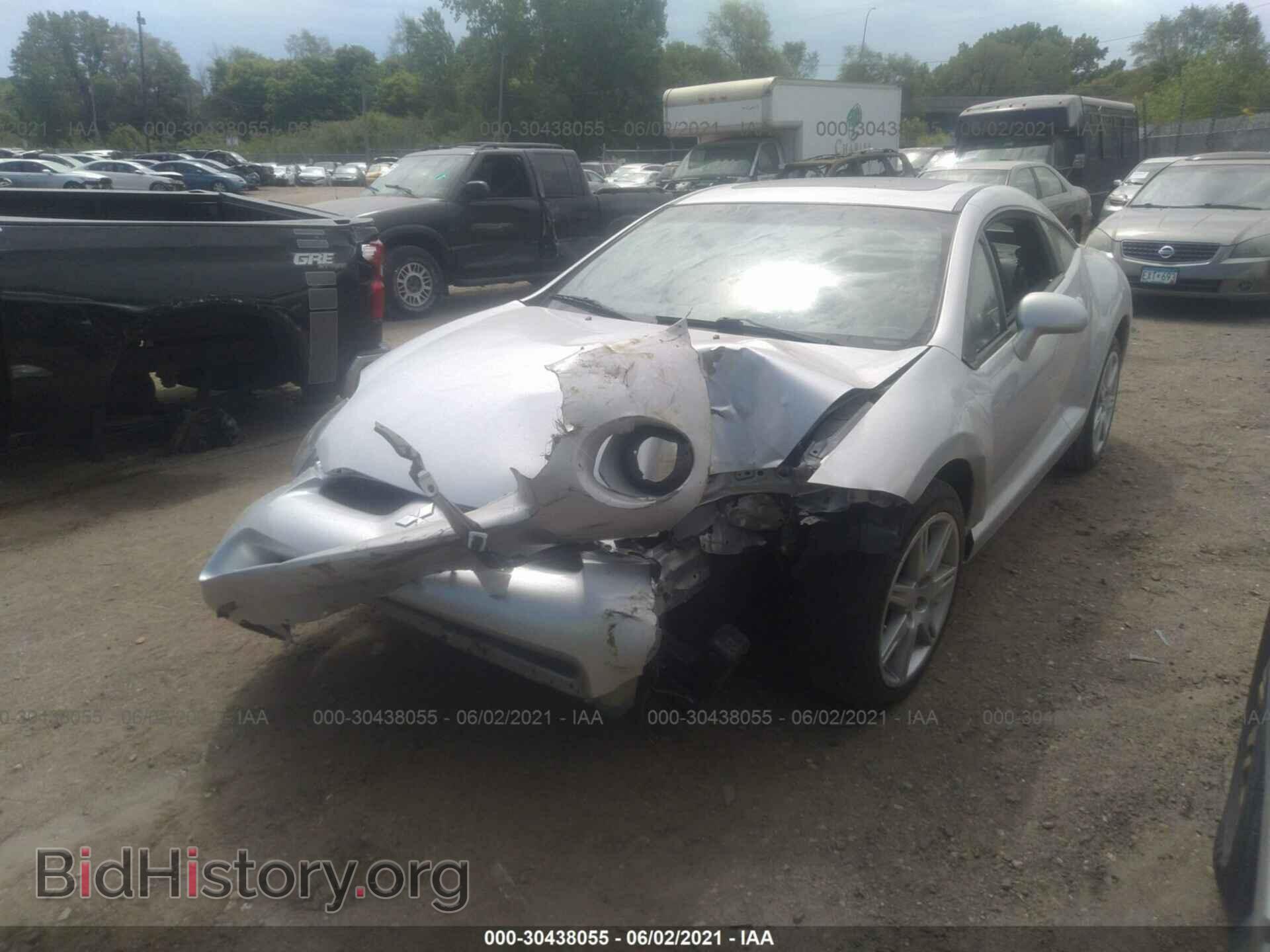 2007 MITSUBISHI ECLIPSE - VIN: 4A3AK64F07E072827 - Фото 2