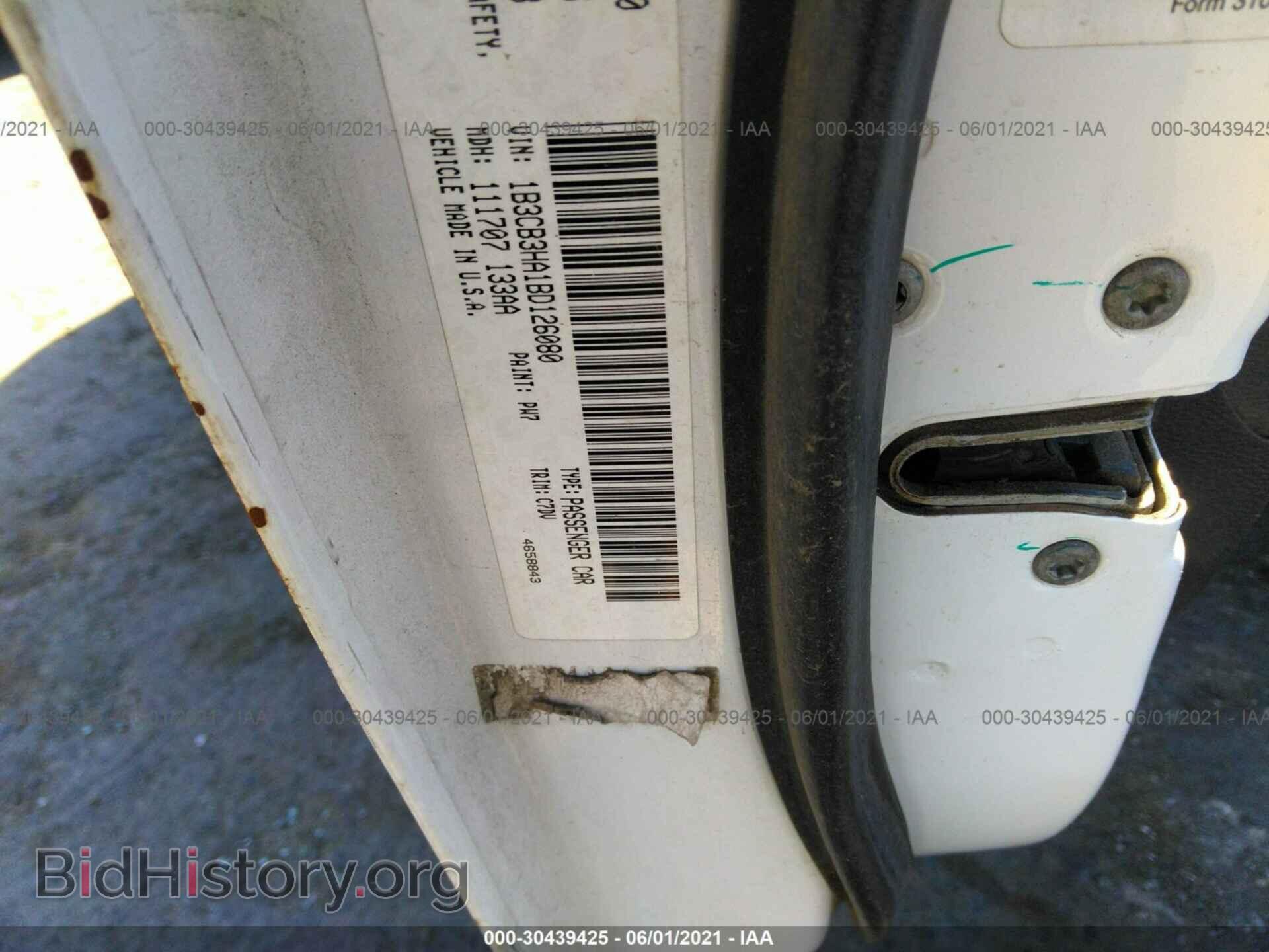 2011 DODGE CALIBER - VIN: 1B3CB3HA1BD126080 - Фото 9