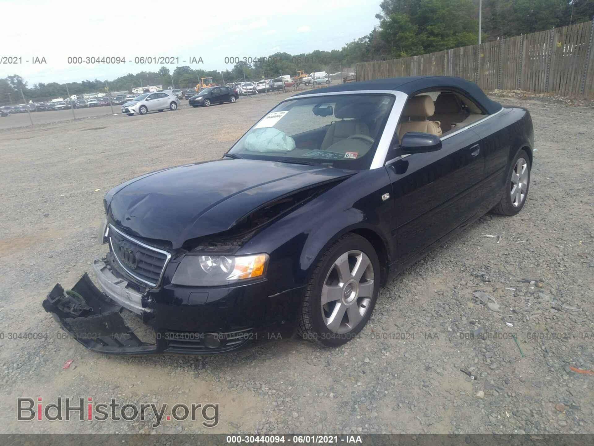 2006 AUDI A4 - VIN: WAUAC48H86K009780 - Фото 2