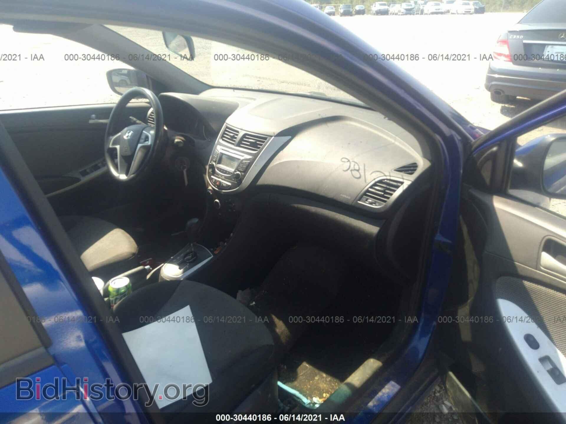 2012 HYUNDAI ACCENT - VIN: KMHCT5AE7CU013185 - Фото 5