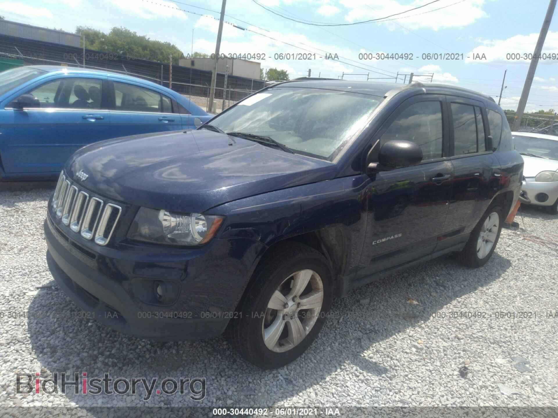 2016 JEEP COMPASS - VIN: 1C4NJCBAXGD518677 - Фото 2