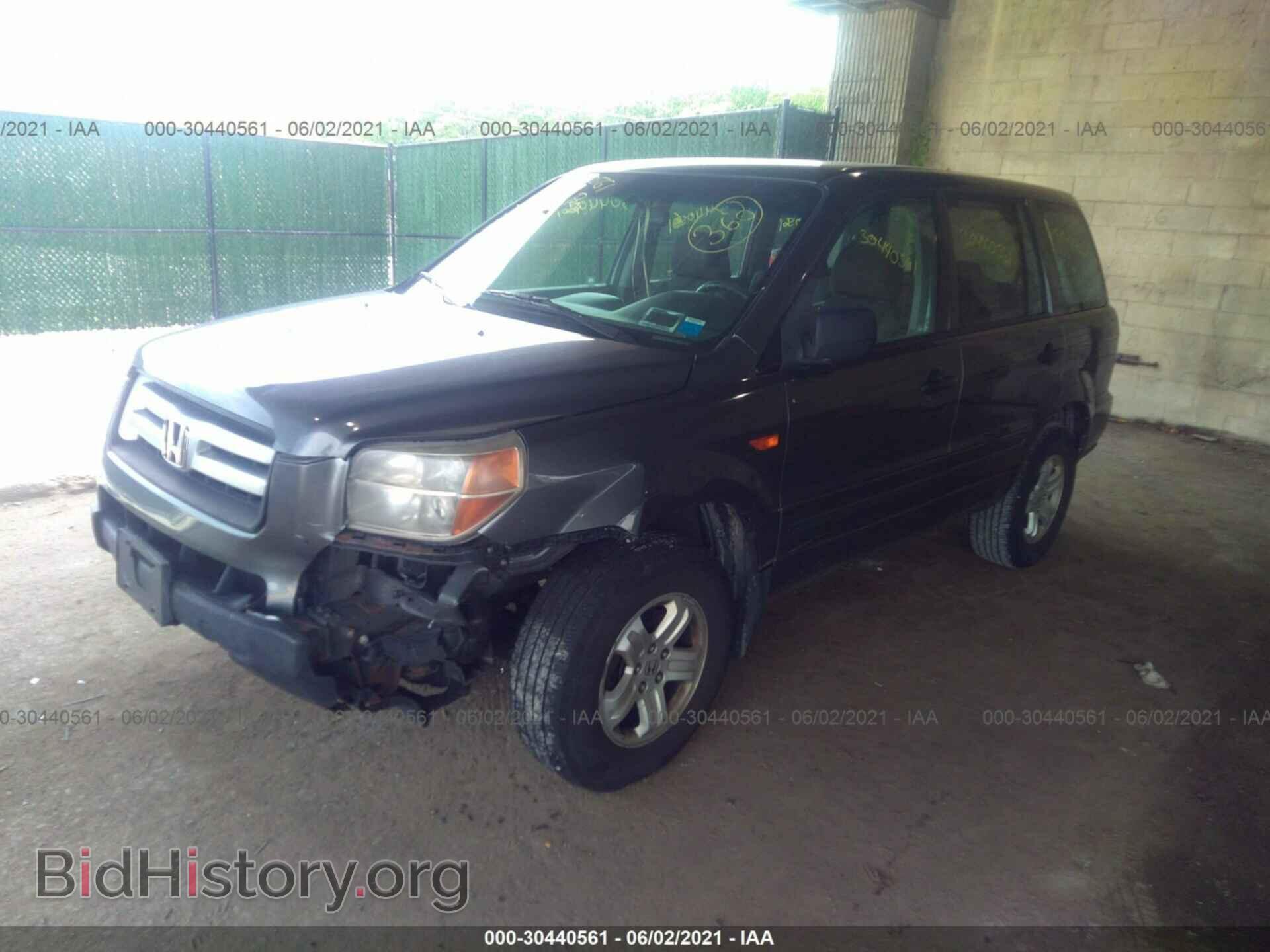 2007 HONDA PILOT - VIN: 2HKYF18107H508325 - Фото 2