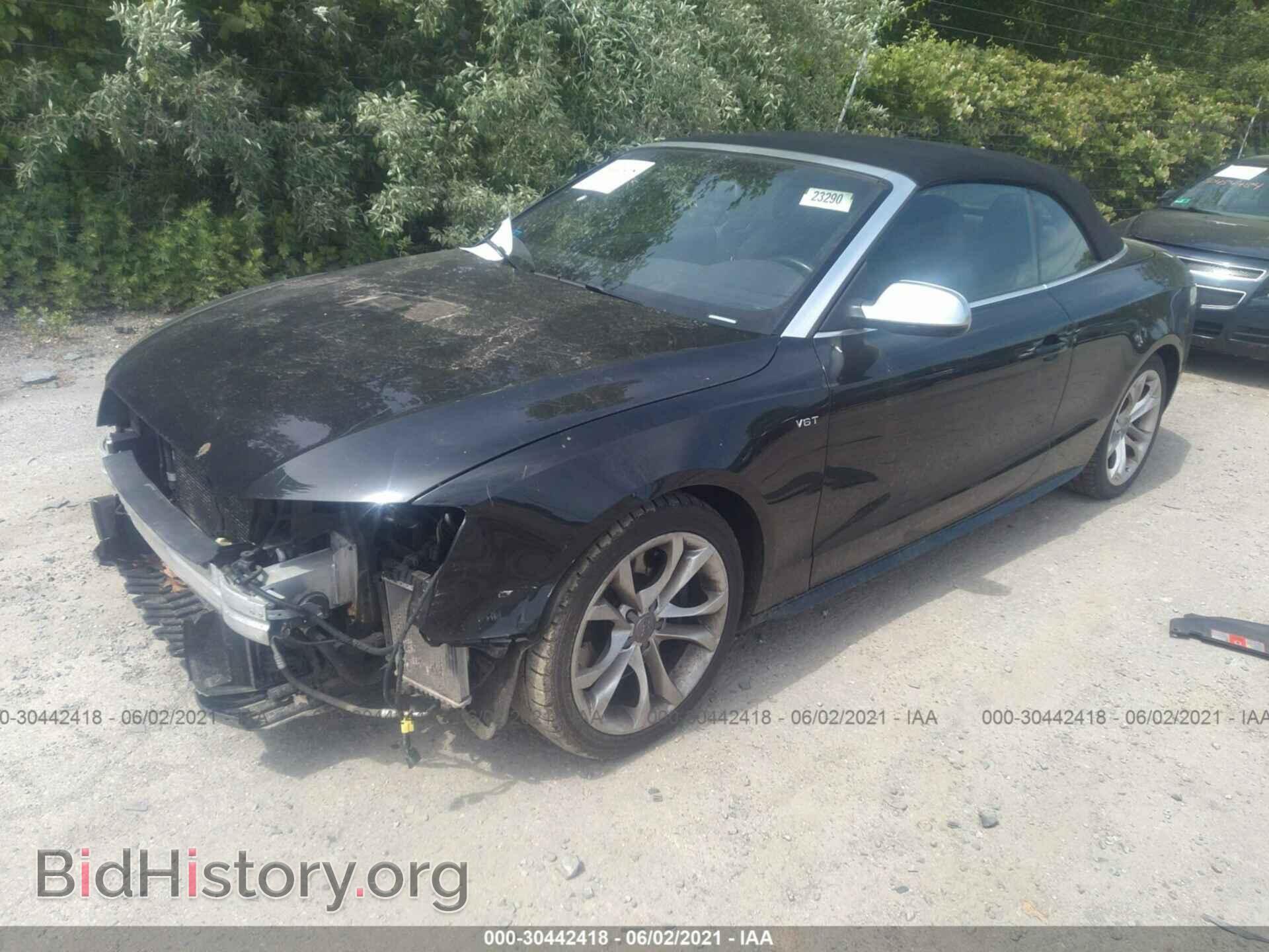 2010 AUDI S5 - VIN: WAUCGAFH6AN016717 - Фото 2