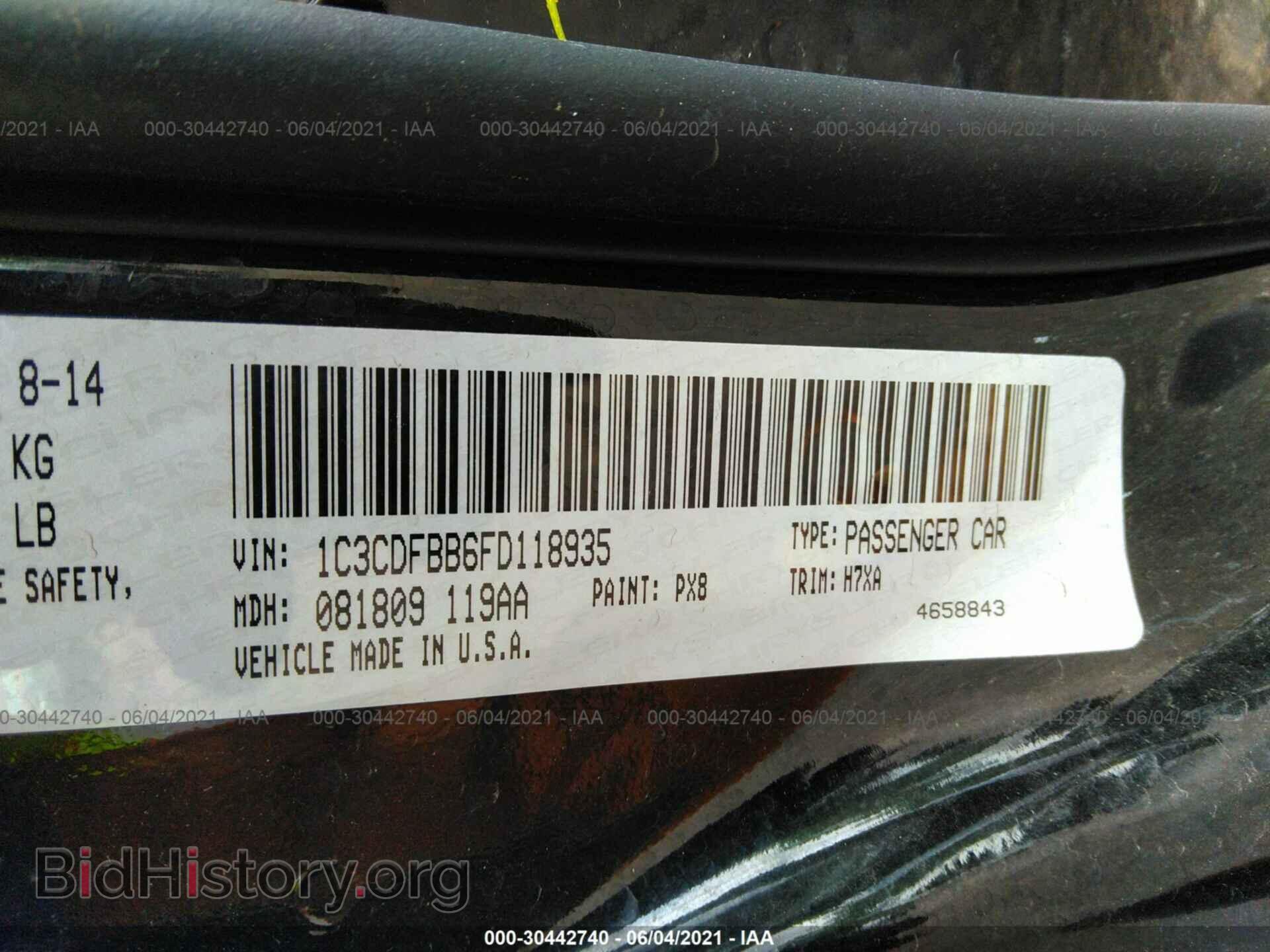 2015 DODGE DART - VIN: 1C3CDFBB6FD118935 - Photo 9