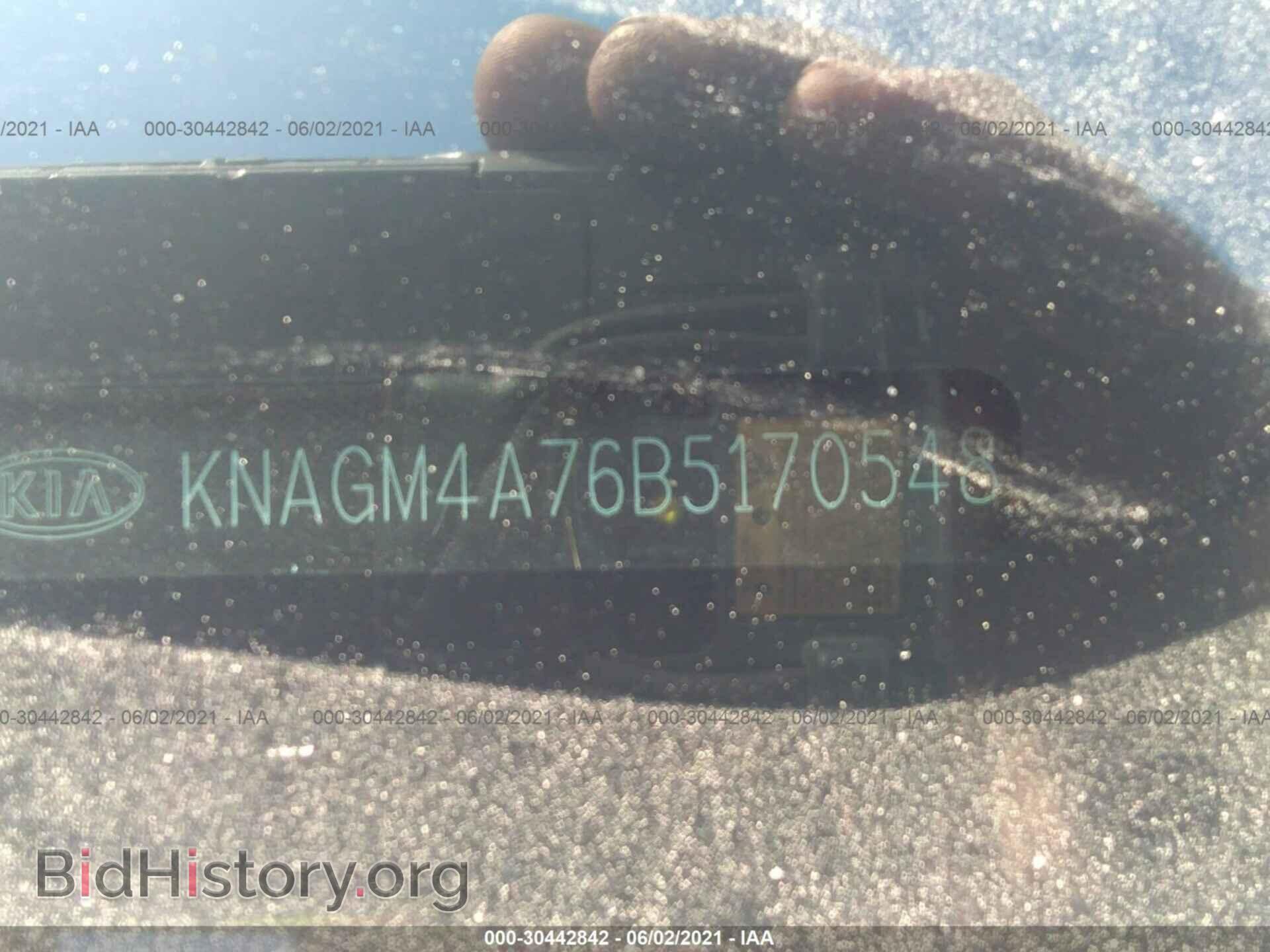 2011 KIA OPTIMA - VIN: KNAGM4A76B5170548 - Фото 9