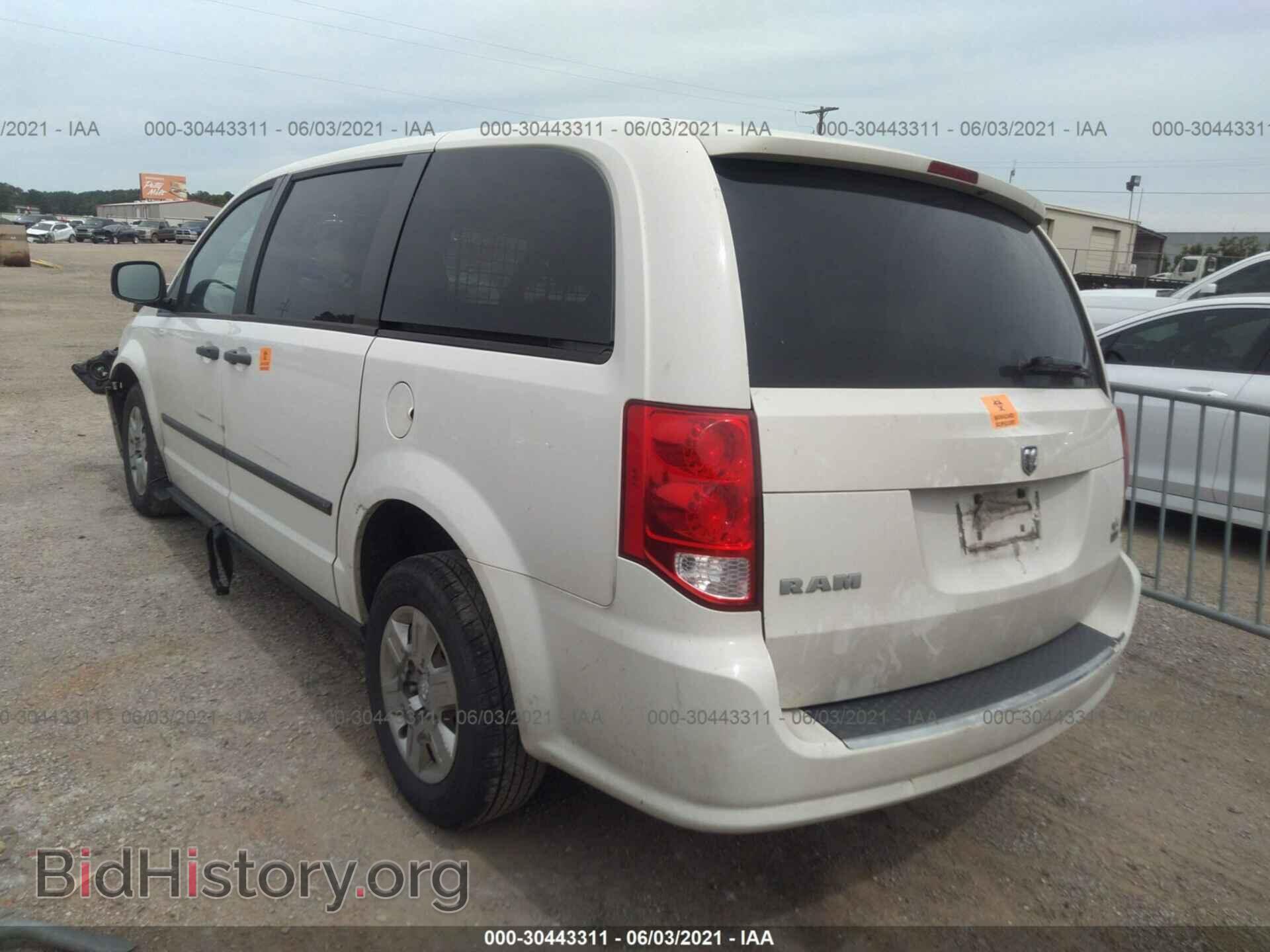 2013 RAM CARGO VAN - VIN: 2C4JRGAG6DR762386 - Фото 3