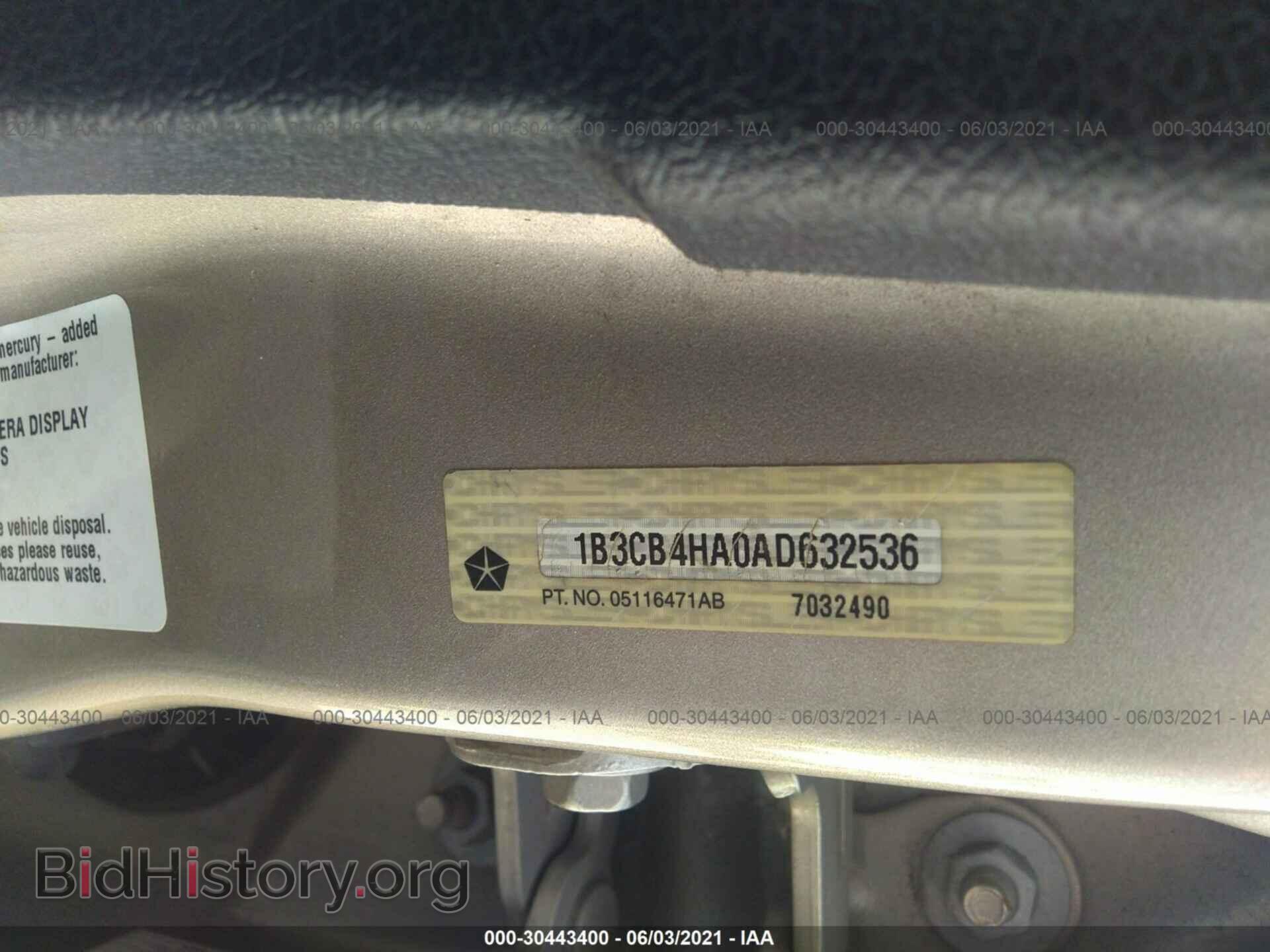 2010 DODGE CALIBER - VIN: 1B3CB4HA0AD632536 - Фото 9