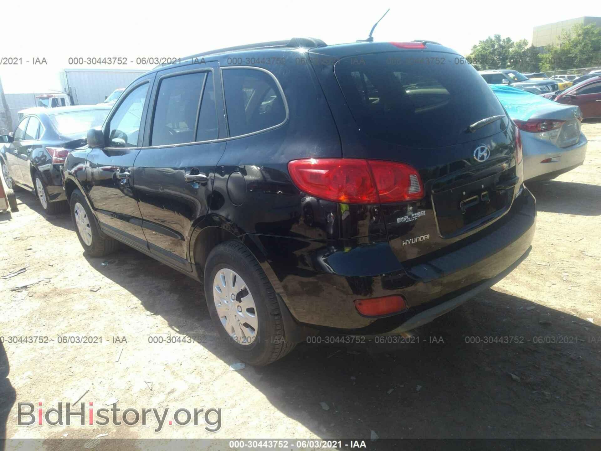 2009 HYUNDAI SANTA FE - VIN: 5NMSG13D39H242559 - Фото 3