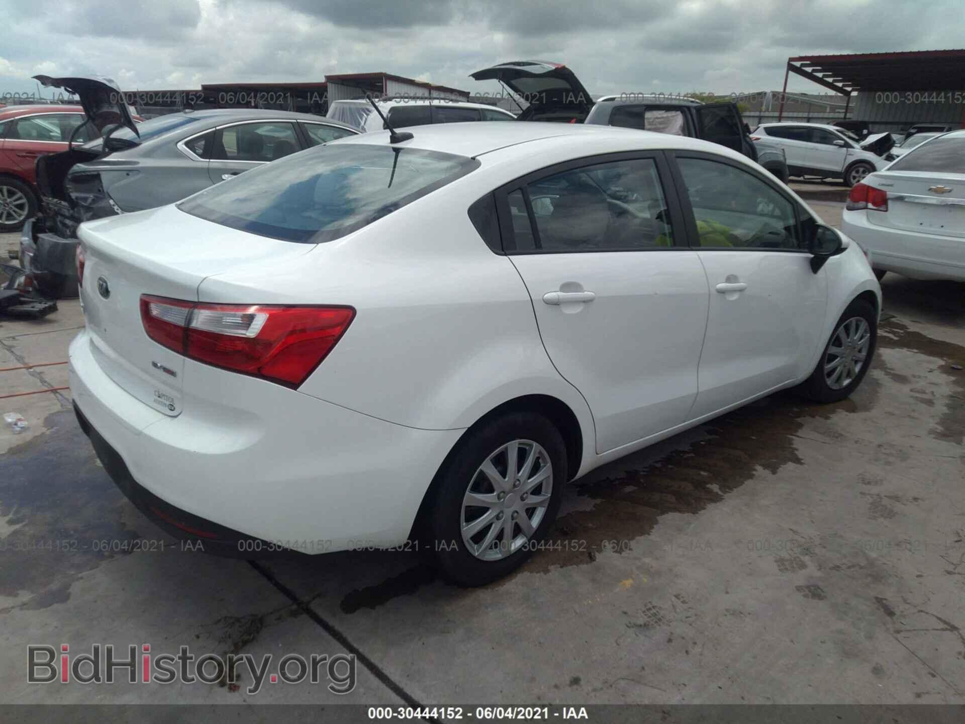 2013 KIA RIO - VIN: KNADN4A38D6302042 - Фото 4
