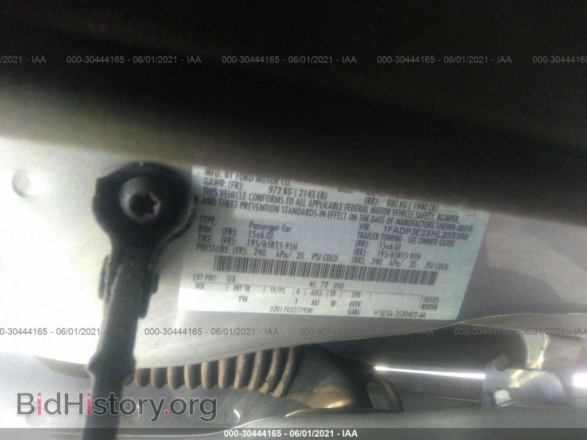 2017 FORD FOCUS - VIN: 1FADP3E2XHL255358 - Фото 9