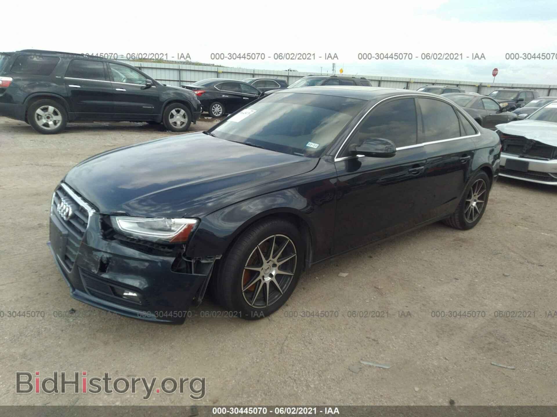 2013 AUDI A4 - VIN: WAUAFAFL7DN022240 - Фото 2