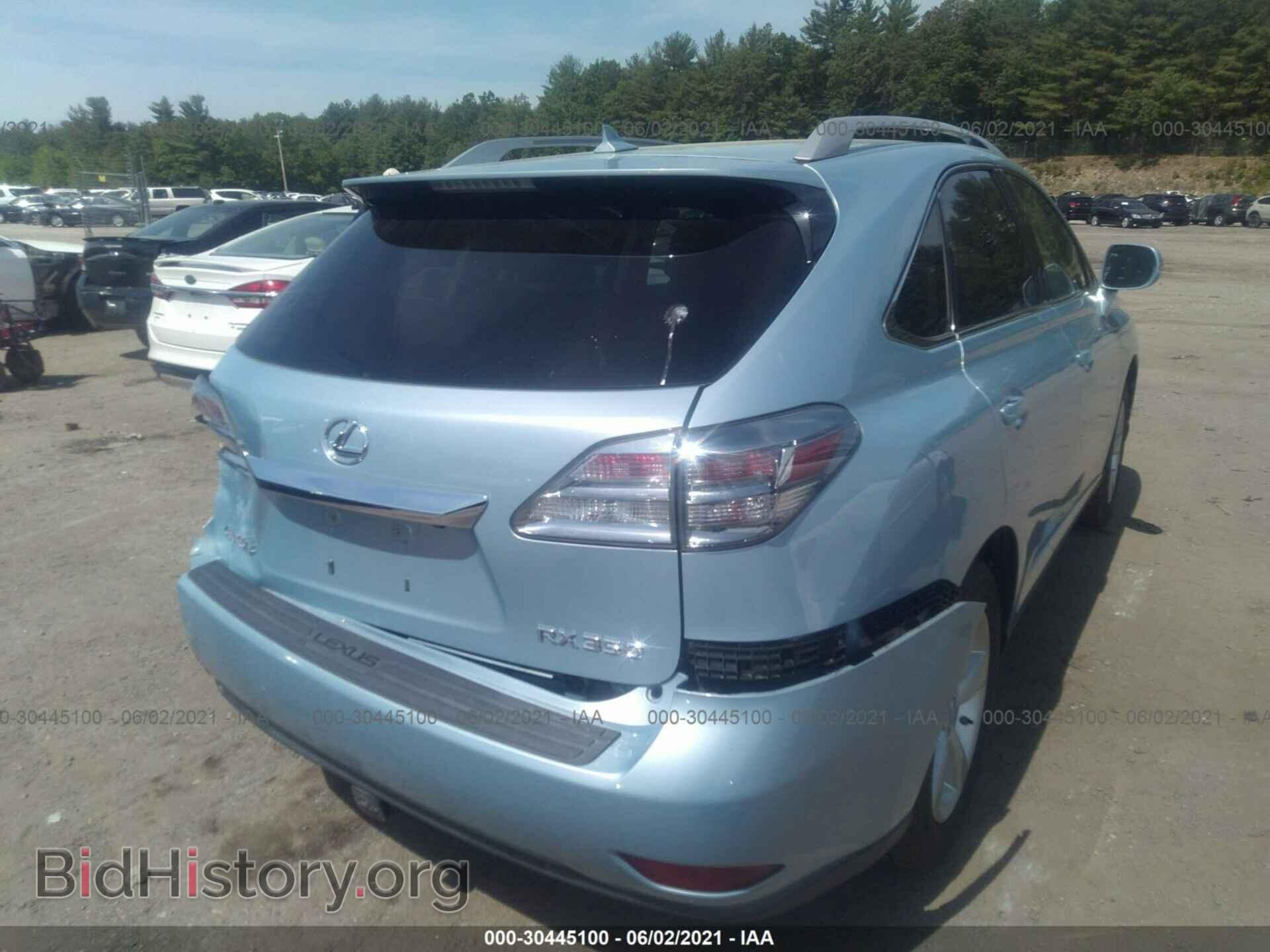 2010 LEXUS RX 350 - VIN: 2T2BK1BA7AC006671 - Фото 4