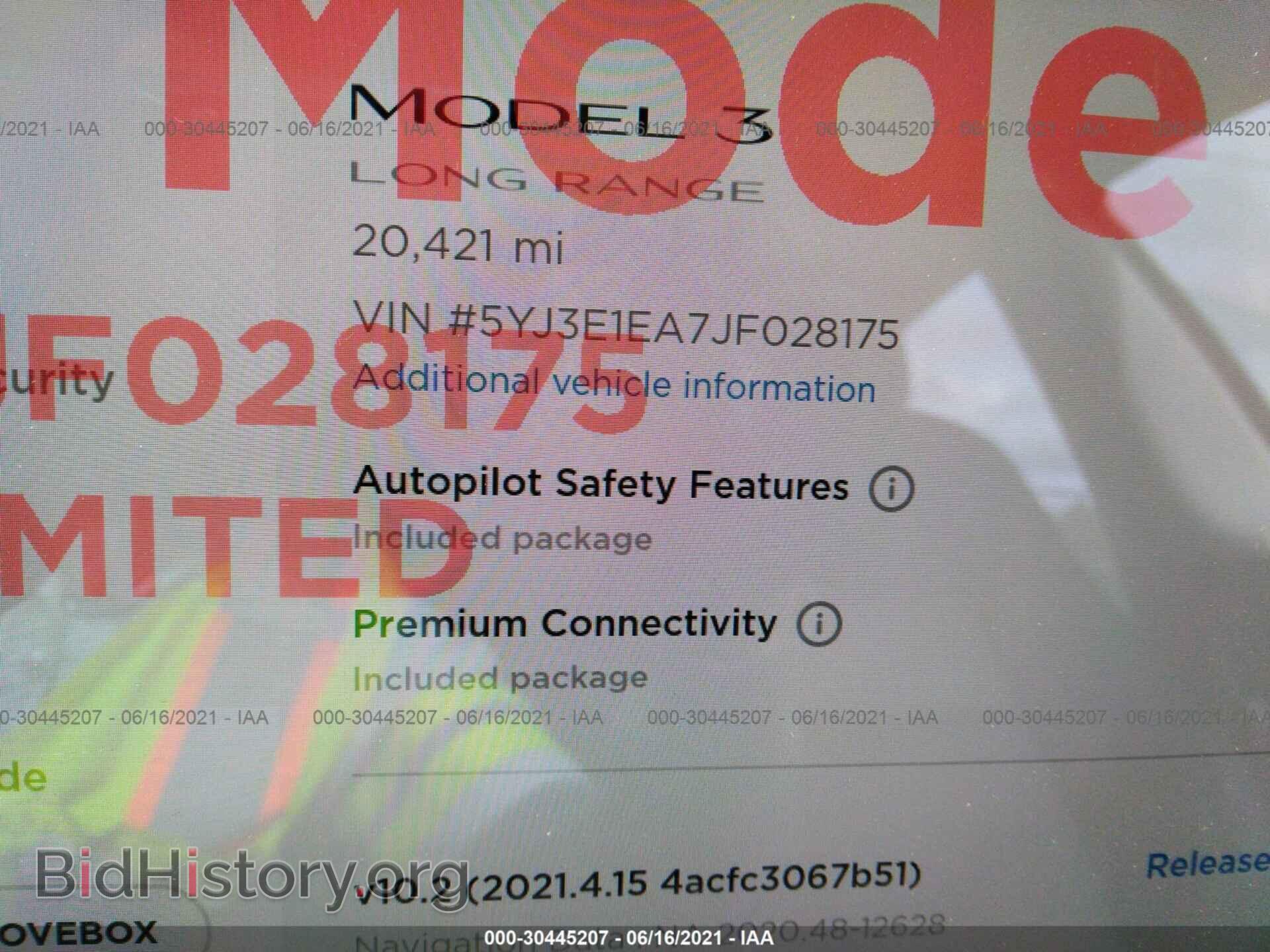 2018 TESLA MODEL 3 - VIN: 5YJ3E1EA7JF028175 - Photo 7