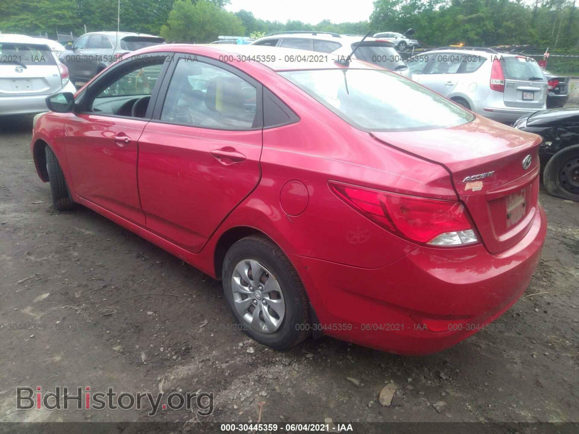 2016 HYUNDAI ACCENT - VIN: KMHCT4AE3GU043705 - Фото 3