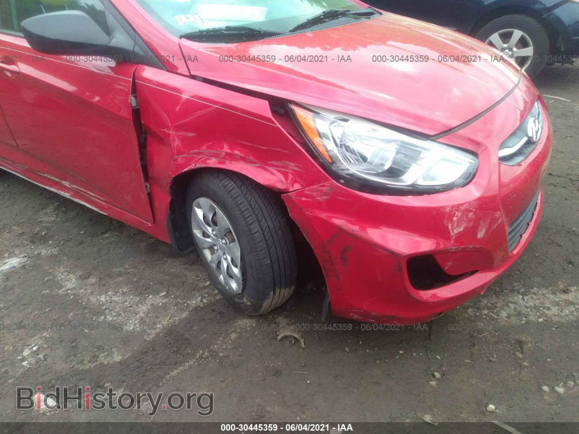 2016 HYUNDAI ACCENT - VIN: KMHCT4AE3GU043705 - Фото 6