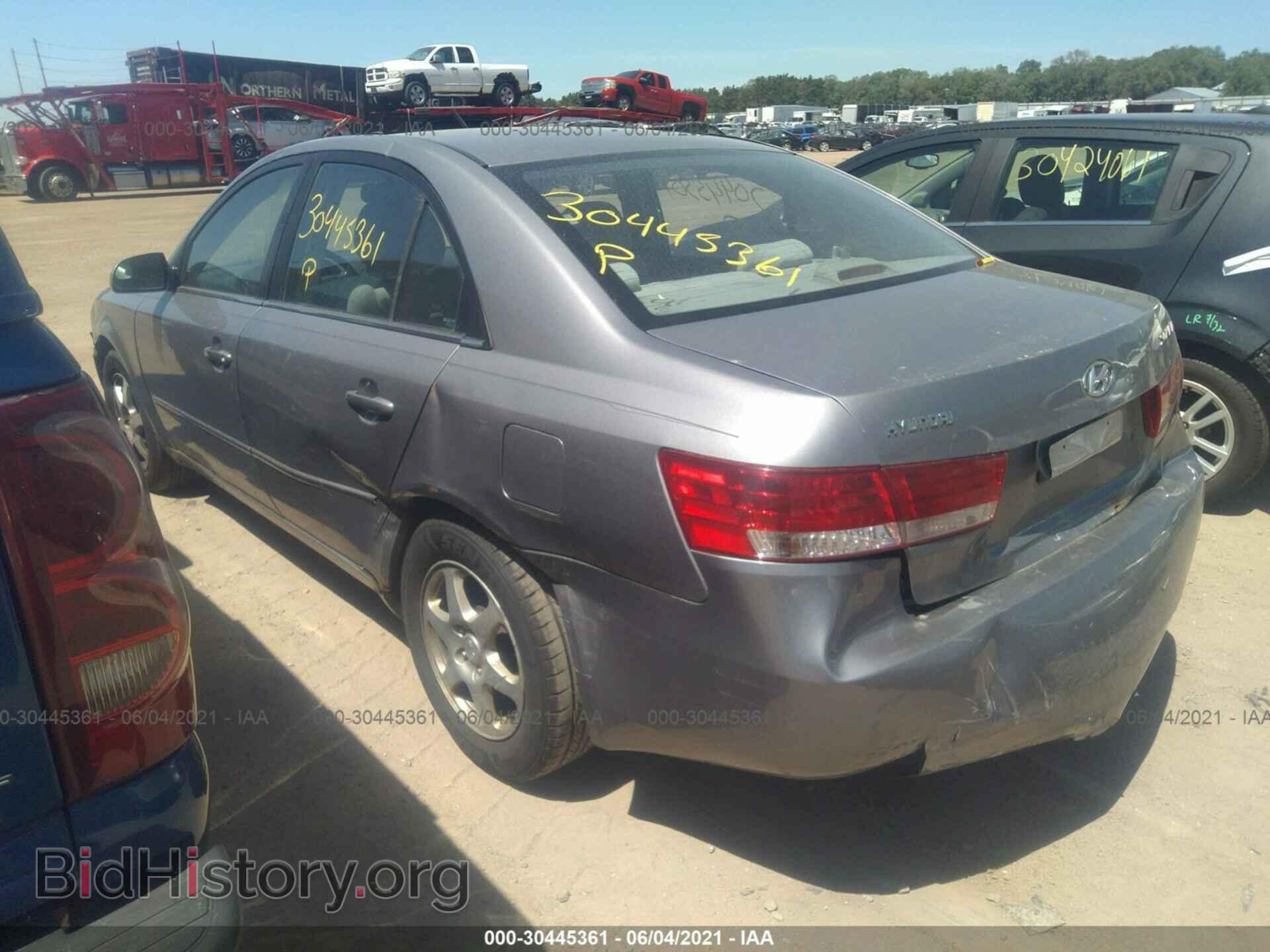 2006 HYUNDAI SONATA - VIN: 5NPEU46C06H078938 - Фото 3