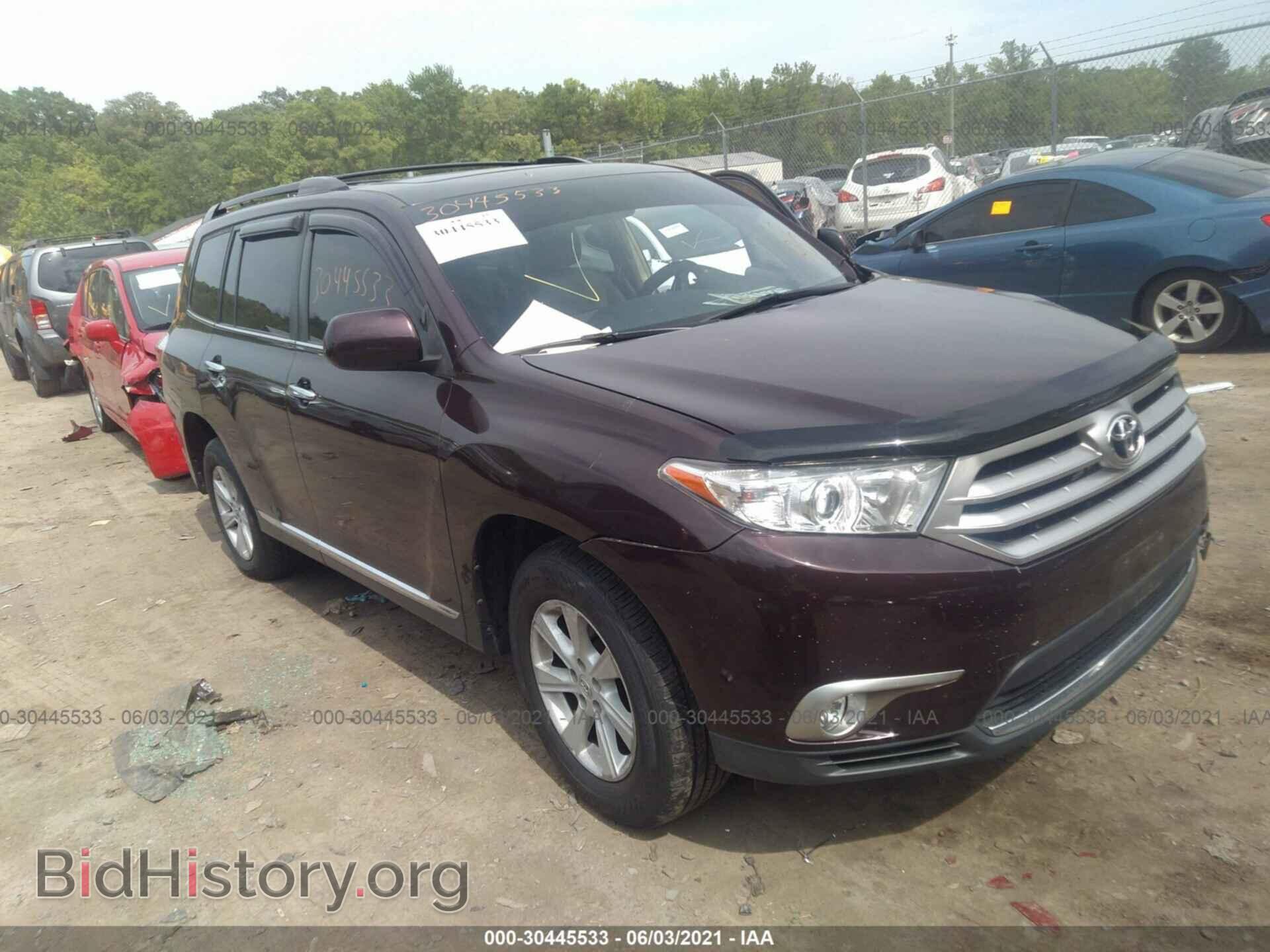 Фотография 5TDBK3EH7CS159537 - TOYOTA HIGHLANDER 2012