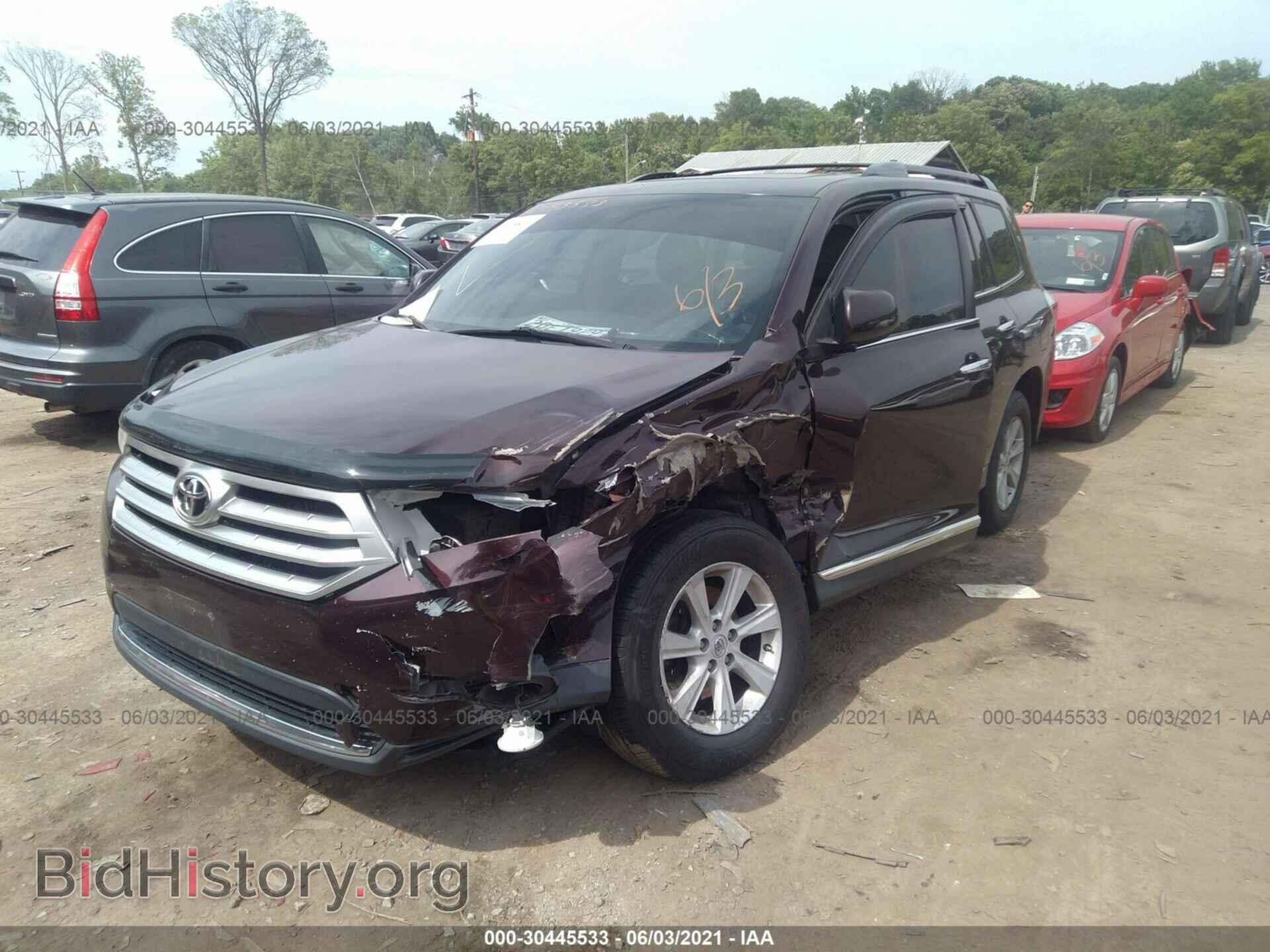 2012 TOYOTA HIGHLANDER - VIN: 5TDBK3EH7CS159537 - Фото 2