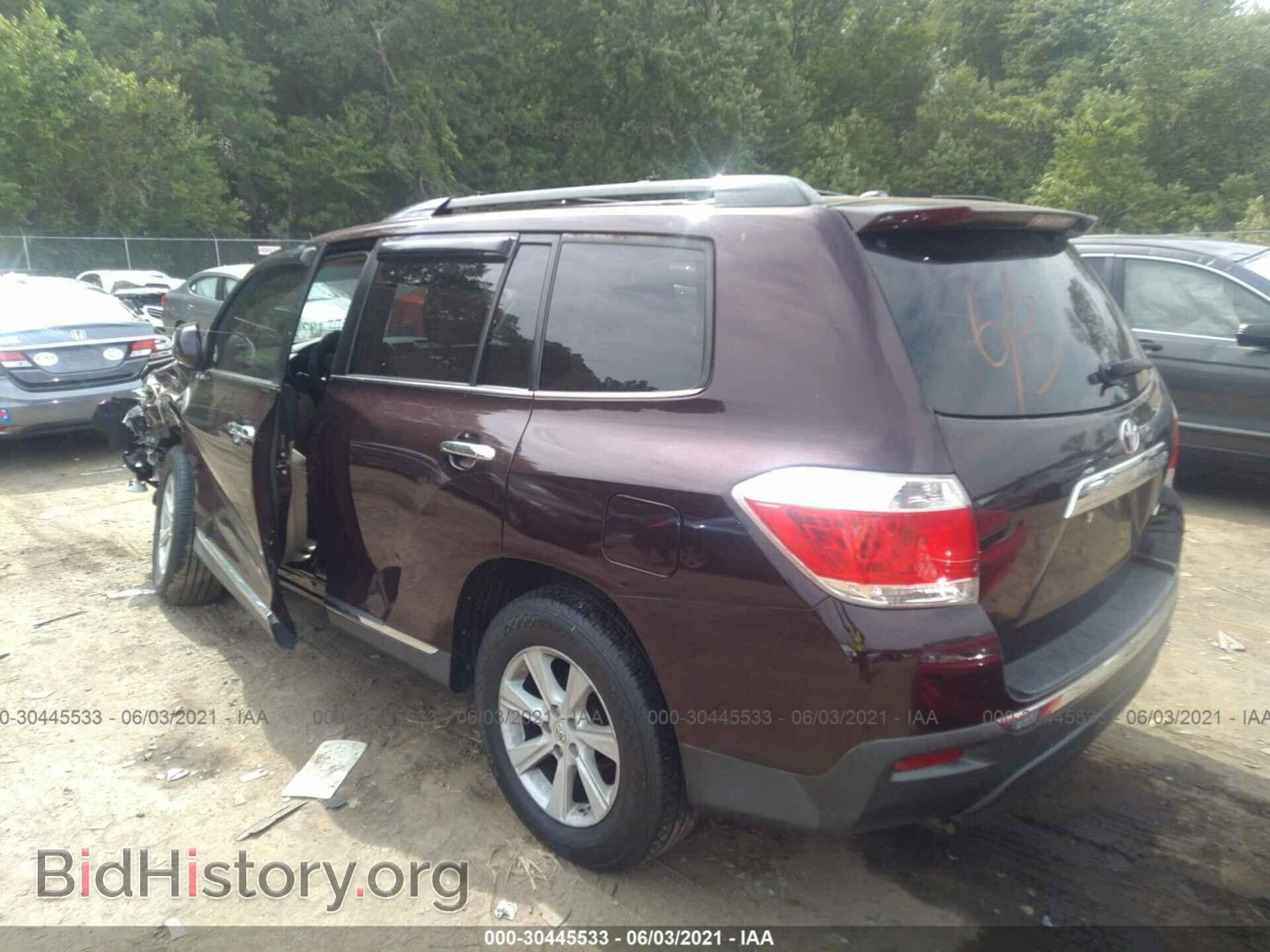 2012 TOYOTA HIGHLANDER - VIN: 5TDBK3EH7CS159537 - Фото 3