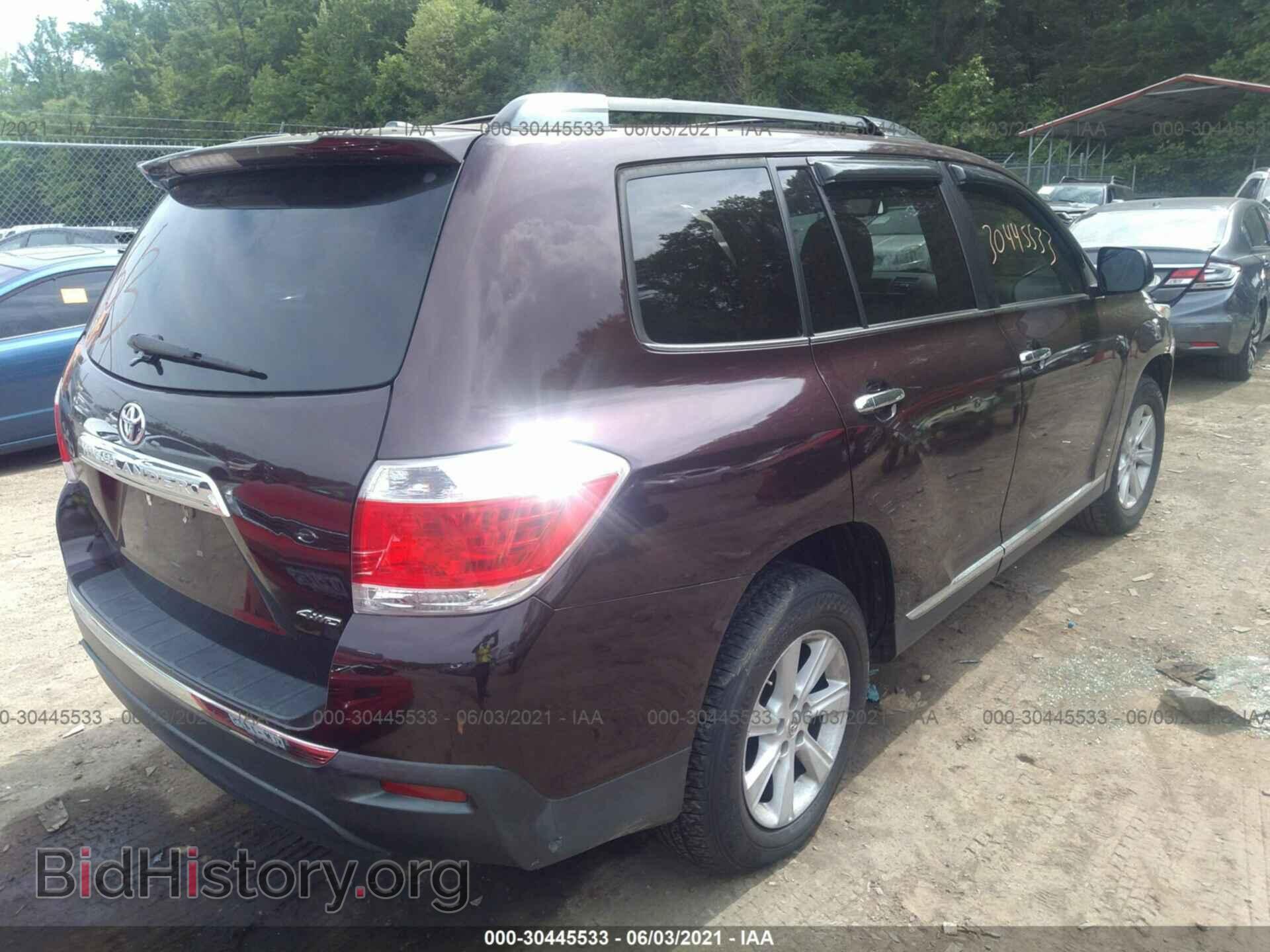 2012 TOYOTA HIGHLANDER - VIN: 5TDBK3EH7CS159537 - Фото 4