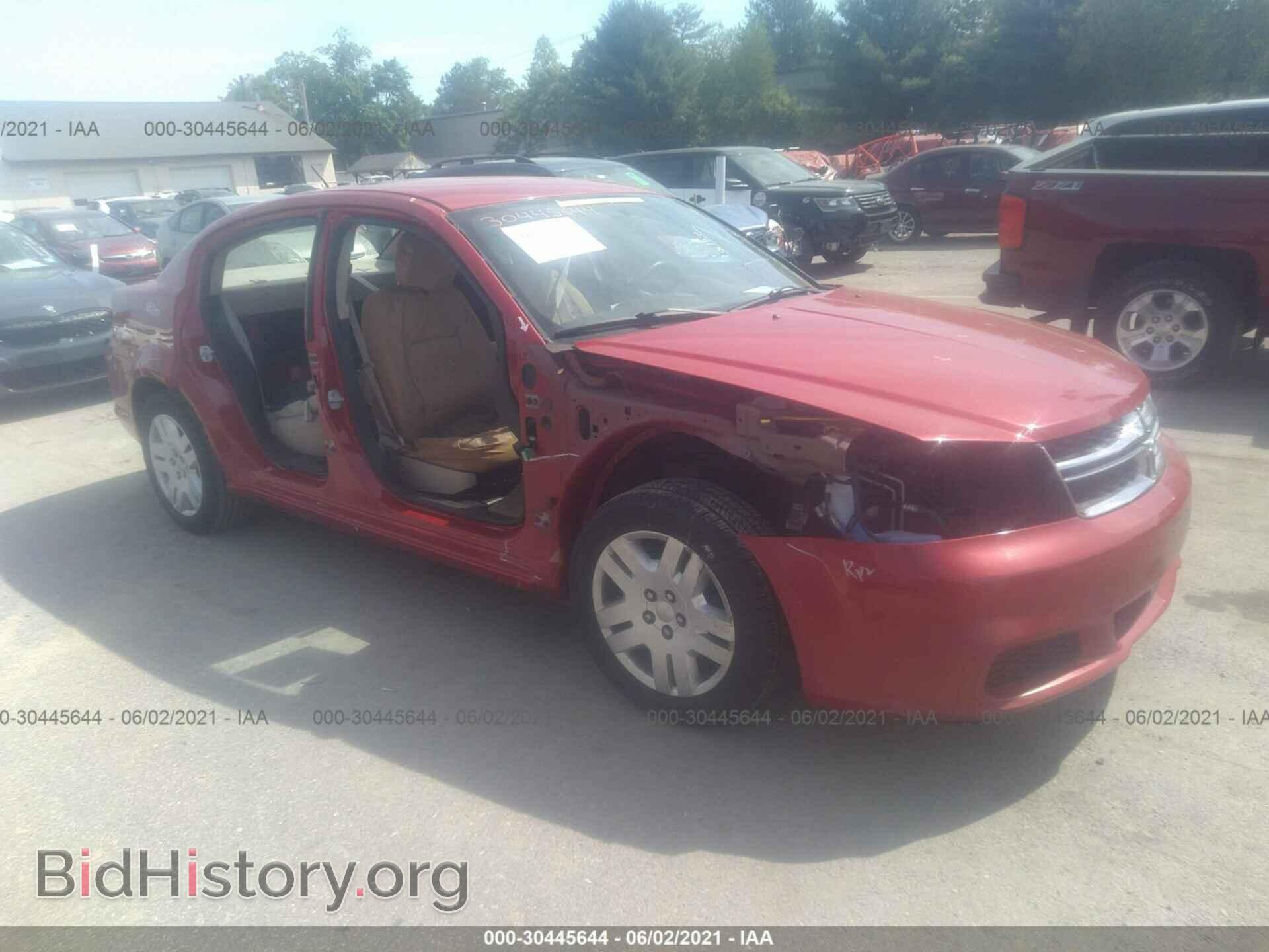 Фотография 1C3CDZAB5DN753462 - DODGE AVENGER 2013