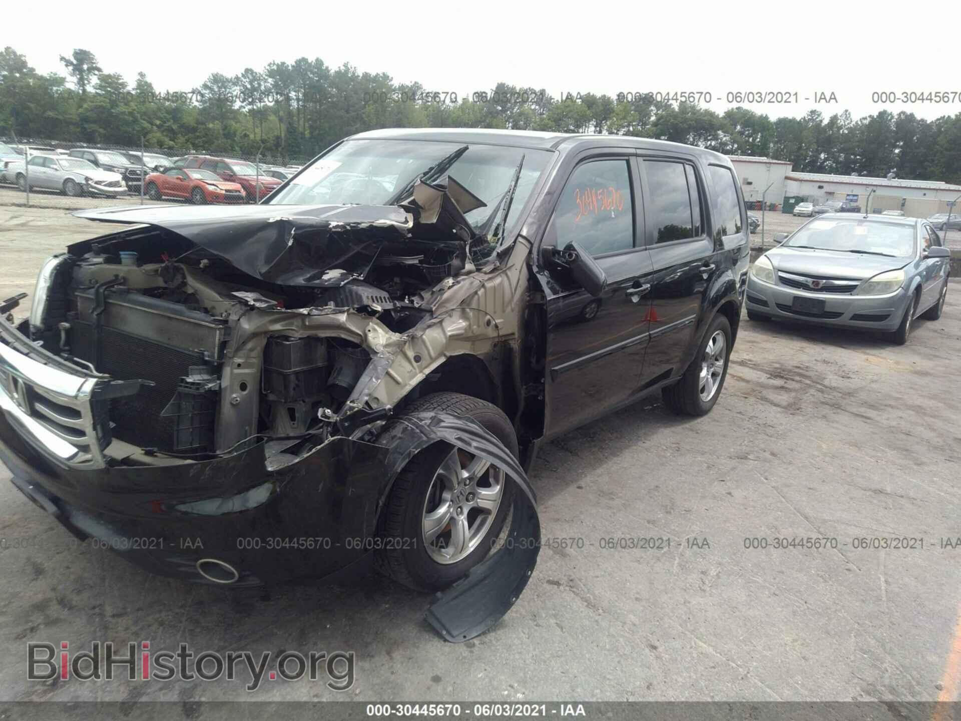 2013 HONDA PILOT - VIN: 5FNYF4H5XDB013175 - Фото 2