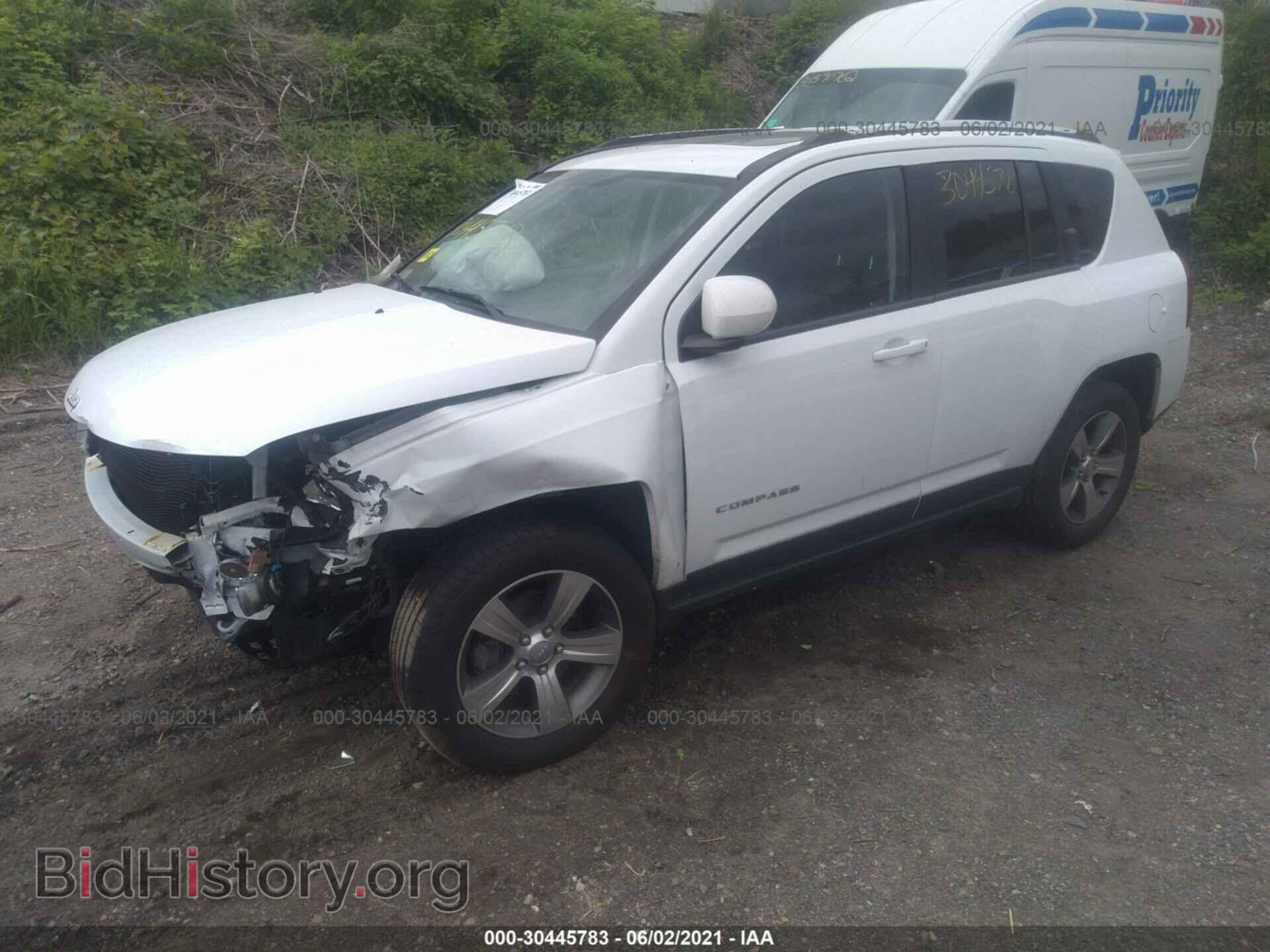 2017 JEEP COMPASS - VIN: 1C4NJDEB6HD123021 - Фото 2