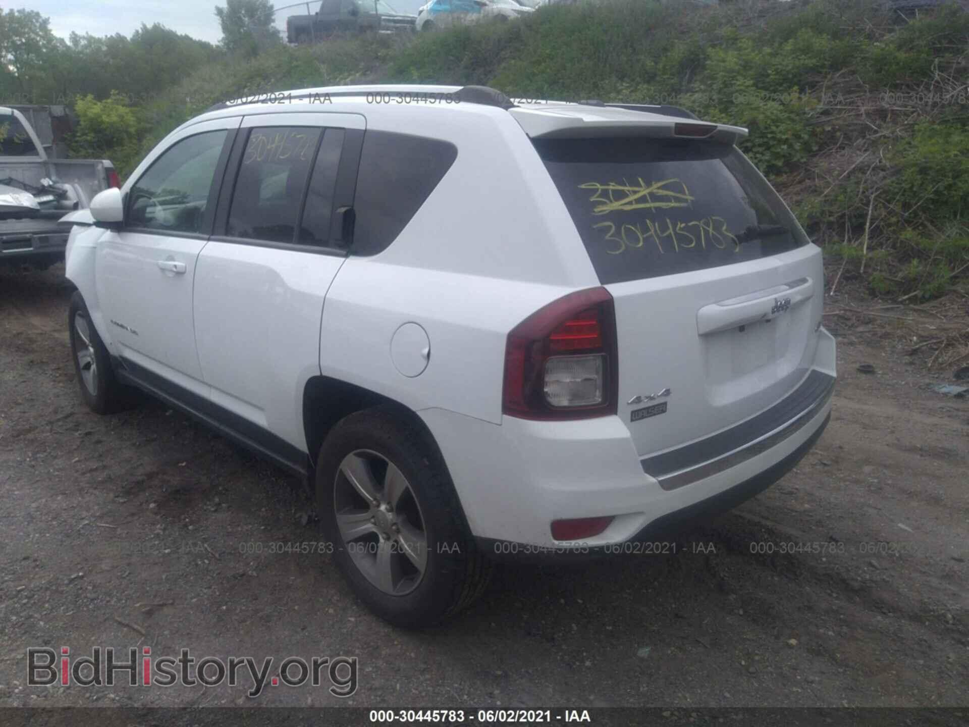 2017 JEEP COMPASS - VIN: 1C4NJDEB6HD123021 - Фото 3