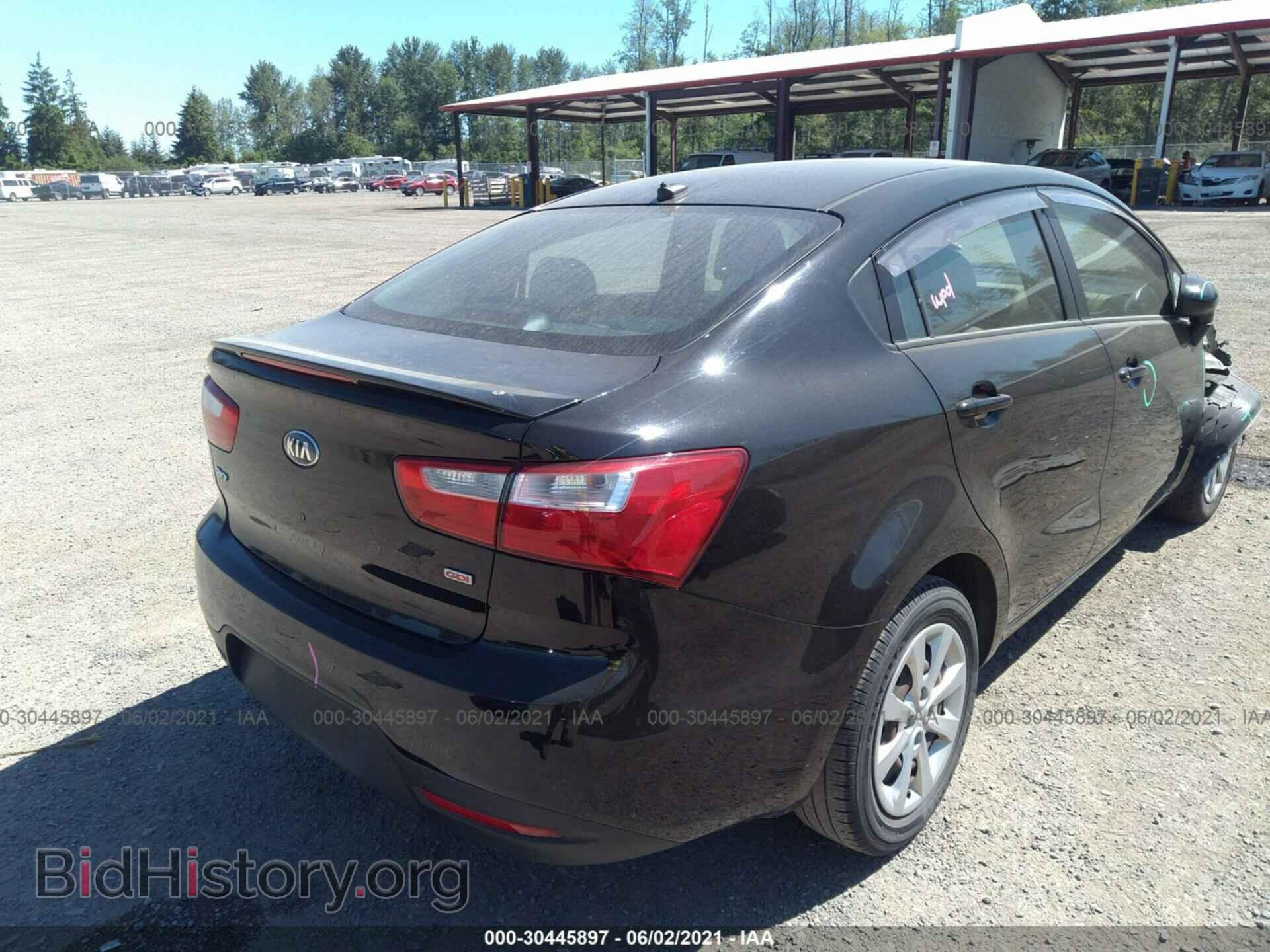 2013 KIA RIO - VIN: KNADM4A39D6204527 - Фото 4