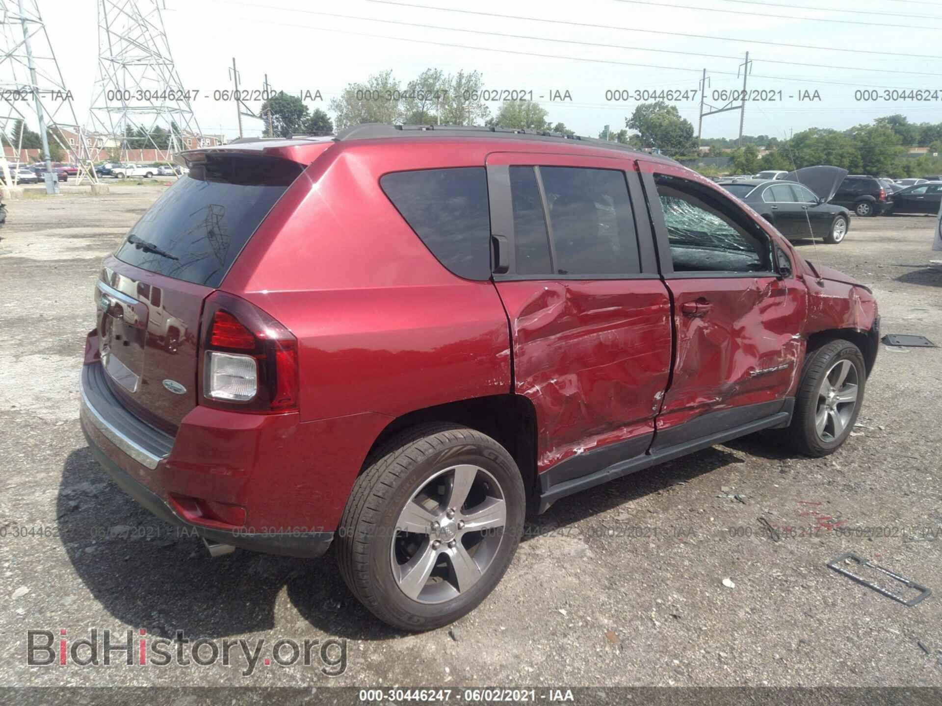 2016 JEEP COMPASS - VIN: 1C4NJDEB4GD596561 - Фото 4