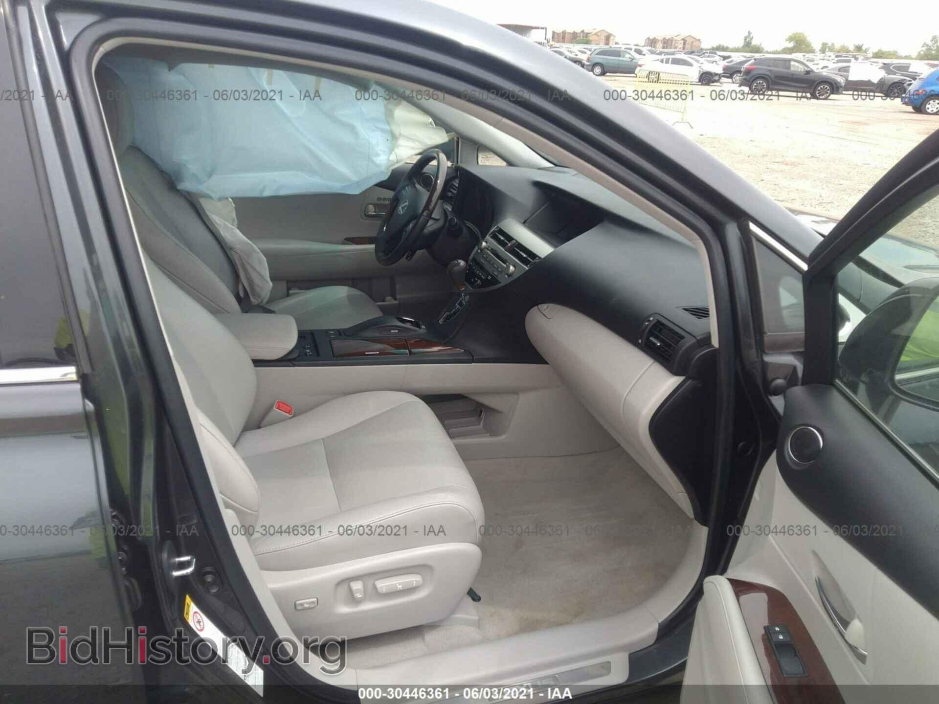 2011 LEXUS RX 350 - VIN: 2T2BK1BA2BC095843 - Фото 5