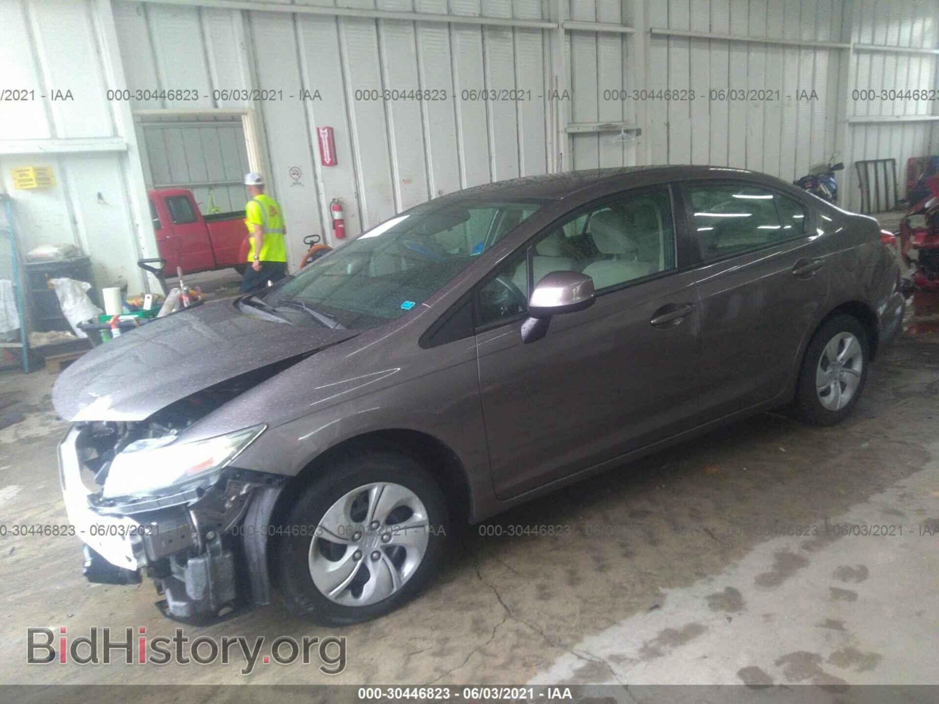 2013 HONDA CIVIC SDN - VIN: 19XFB2F52DE047661 - Фото 2