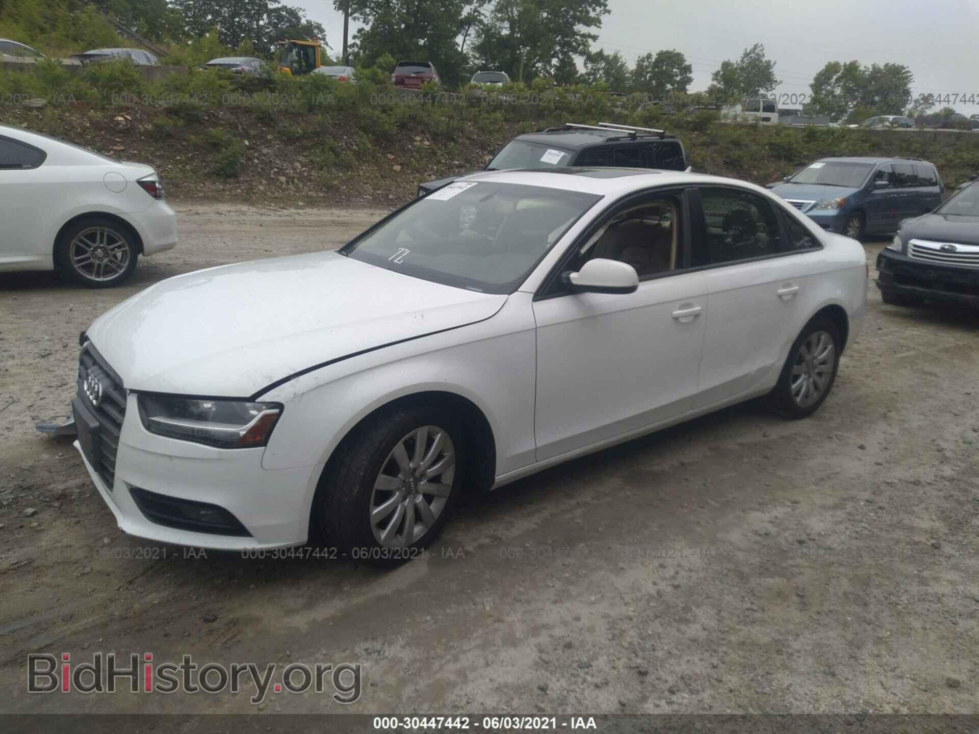 2013 AUDI A4 - VIN: WAUBFAFL3DN026290 - Photo 2