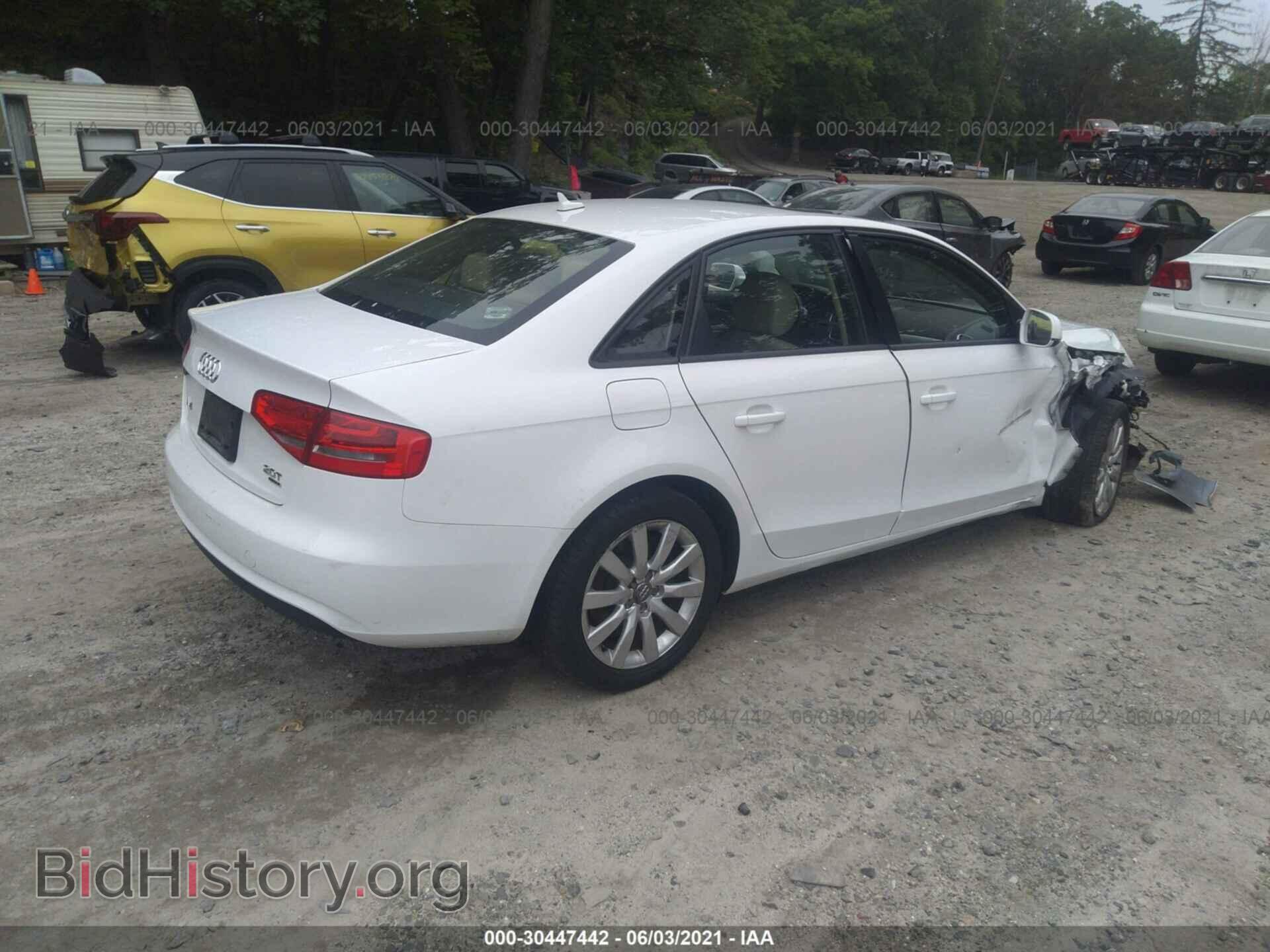 2013 AUDI A4 - VIN: WAUBFAFL3DN026290 - Photo 4