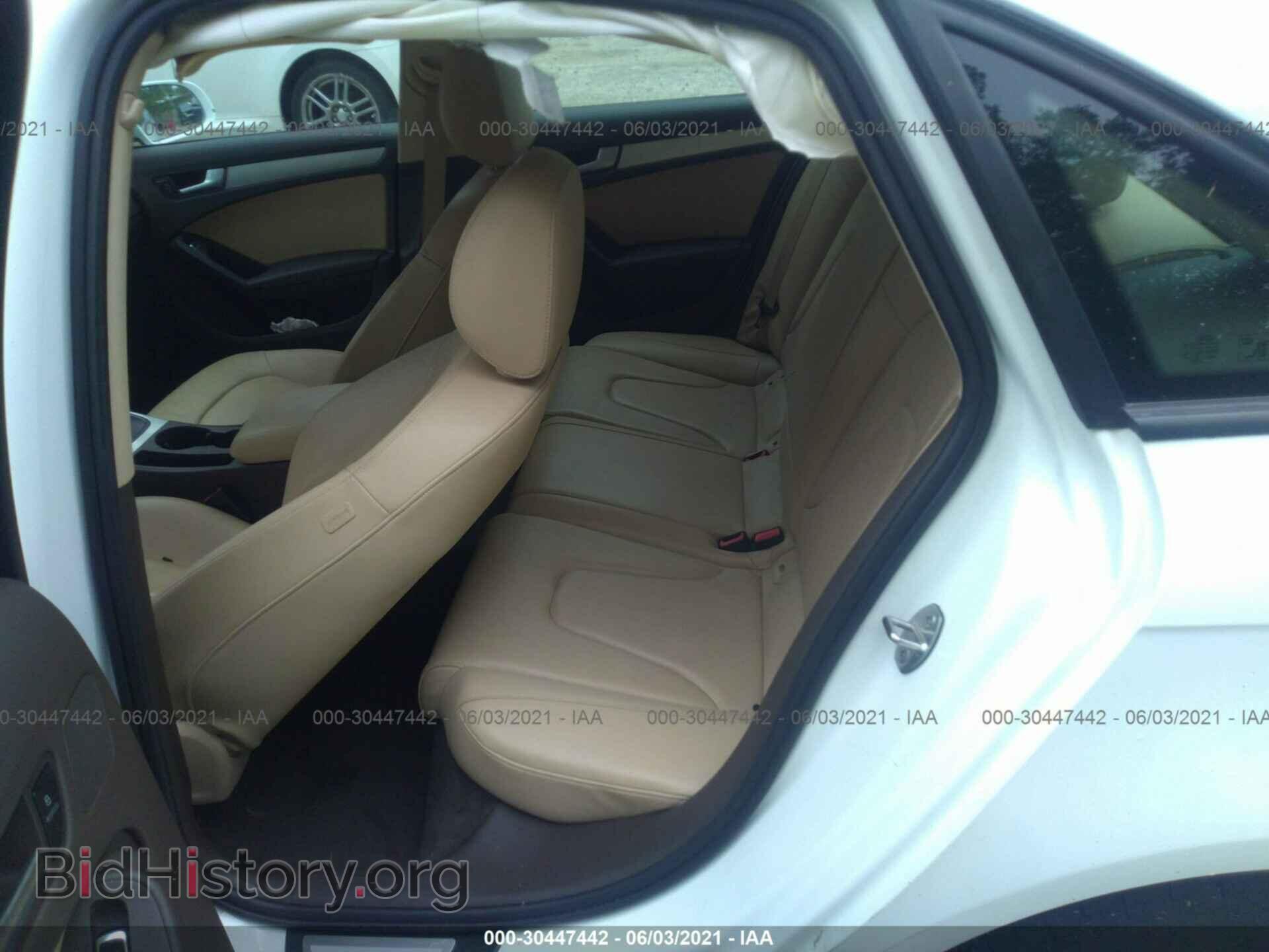 2013 AUDI A4 - VIN: WAUBFAFL3DN026290 - Photo 8