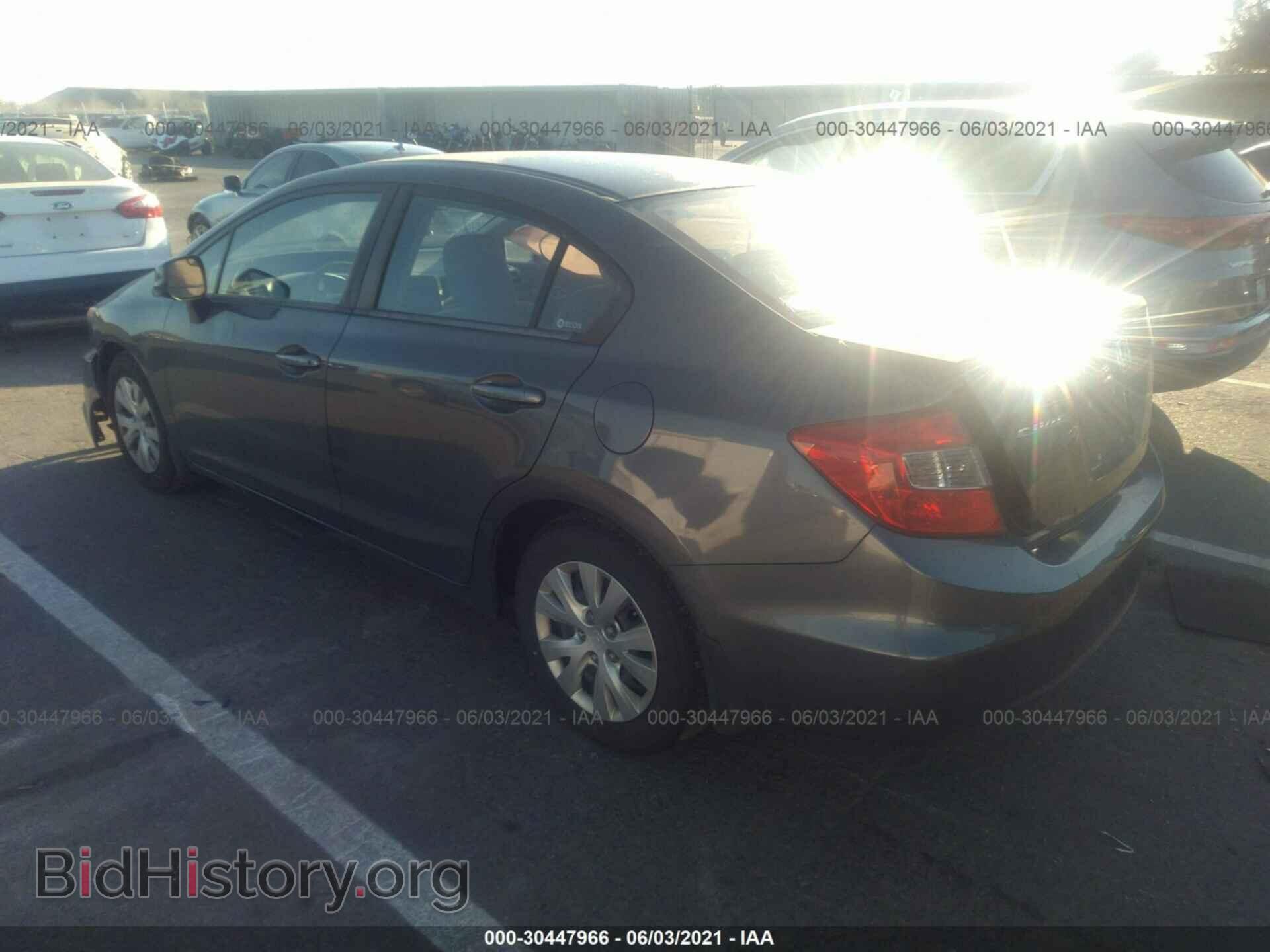 2012 HONDA CIVIC SDN - VIN: 2HGFB2F50CH583447 - Фото 3