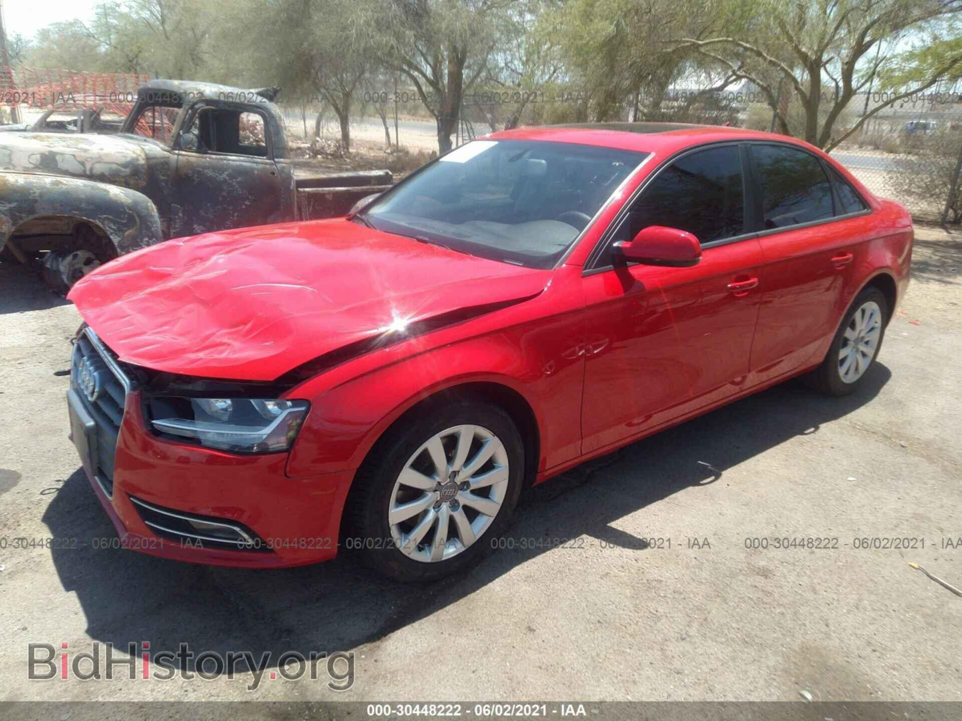 2013 AUDI A4 - VIN: WAUAFAFL5DA178445 - Фото 2