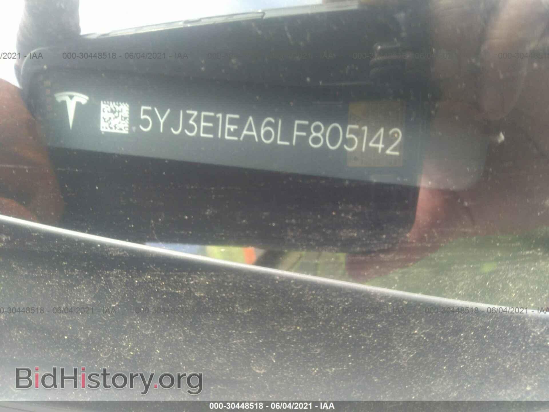 2020 TESLA MODEL 3 - VIN: 5YJ3E1EA6LF805142 - Photo 9