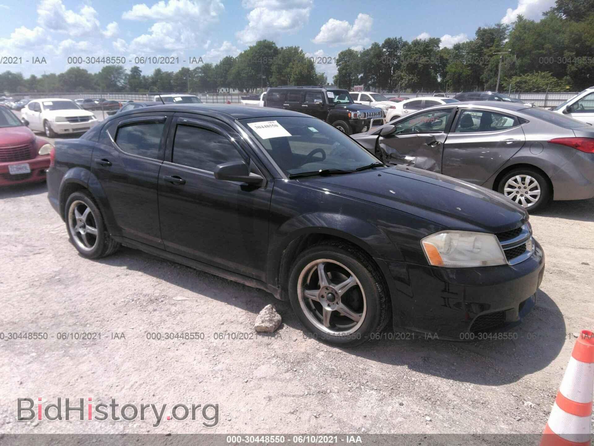 Photo 1C3CDZAB8CN185612 - DODGE AVENGER 2012