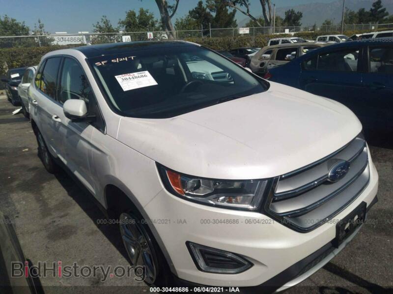 2016 Ford EDGE SEL (VIN 2FMPK3J99GBC24993) — фото 1 из 11, IAAI, повреждение: левая задняя часть