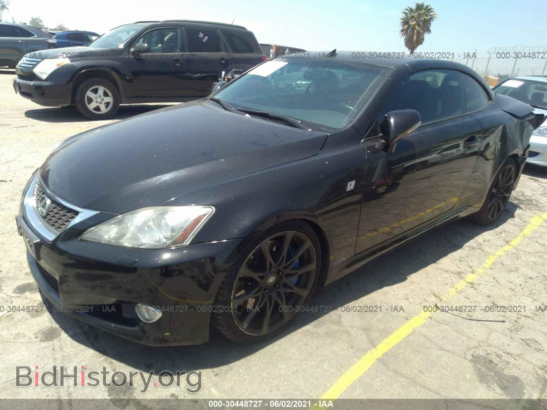 2010 LEXUS IS 350C - VIN: JTHFE2C20A2503696 - Фото 2