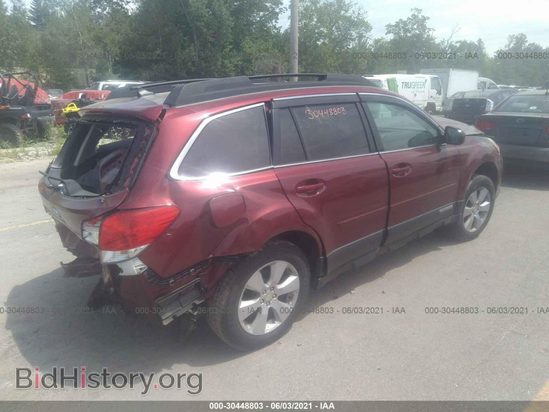 2011 SUBARU OUTBACK - VIN: 4S4BRBJC2B3412596 - Photo 4