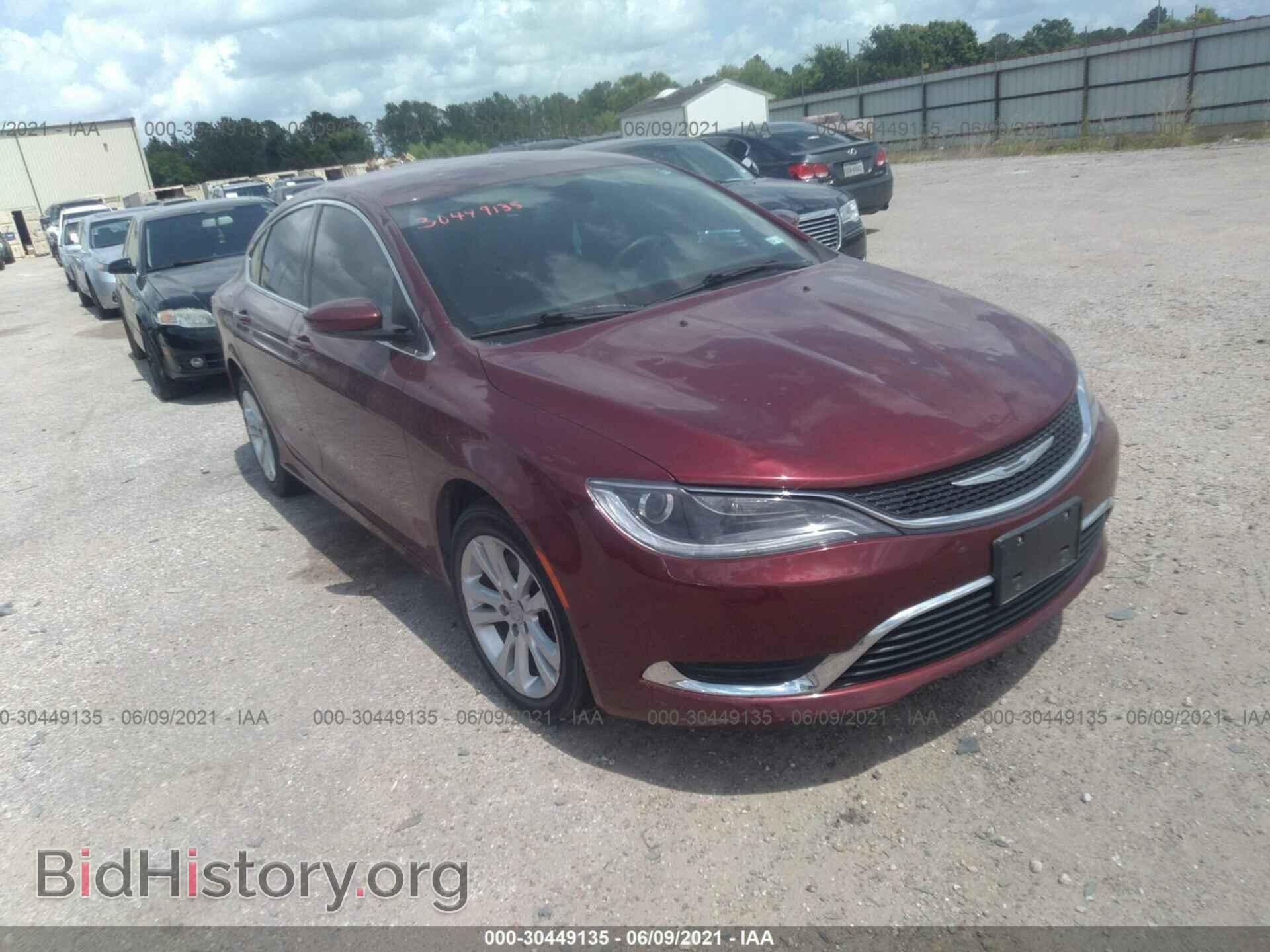 Фотография 1C3CCCAB7FN686317 - CHRYSLER 200 2015