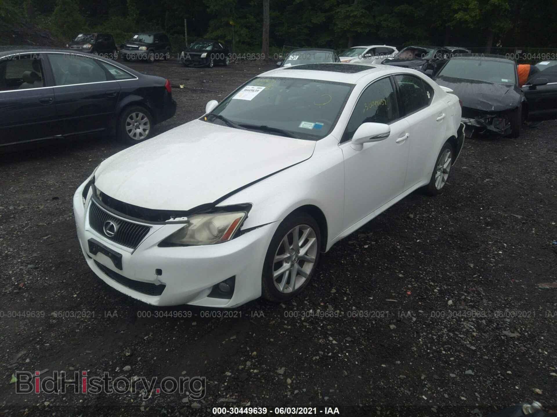 2011 LEXUS IS 250 - VIN: JTHCF5C22B5049744 - Фото 2