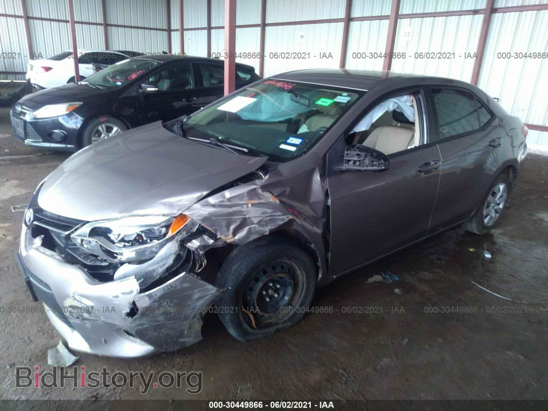 2014 TOYOTA COROLLA - VIN: 5YFBURHE6EP166876 - Фото 2