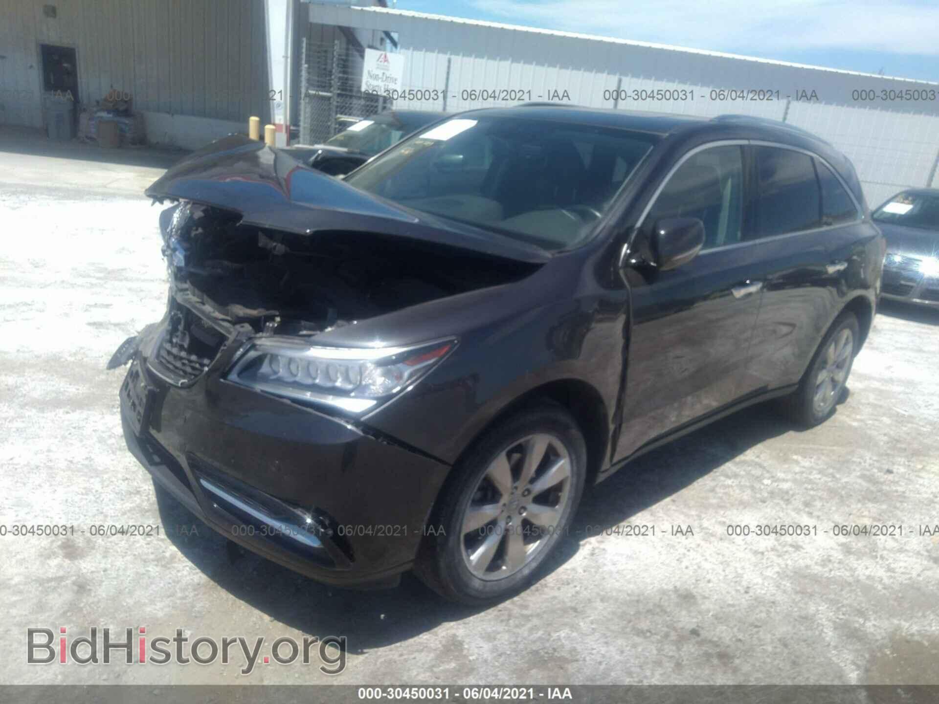 2015 ACURA MDX - VIN: 5FRYD4H86FB008704 - Фото 2